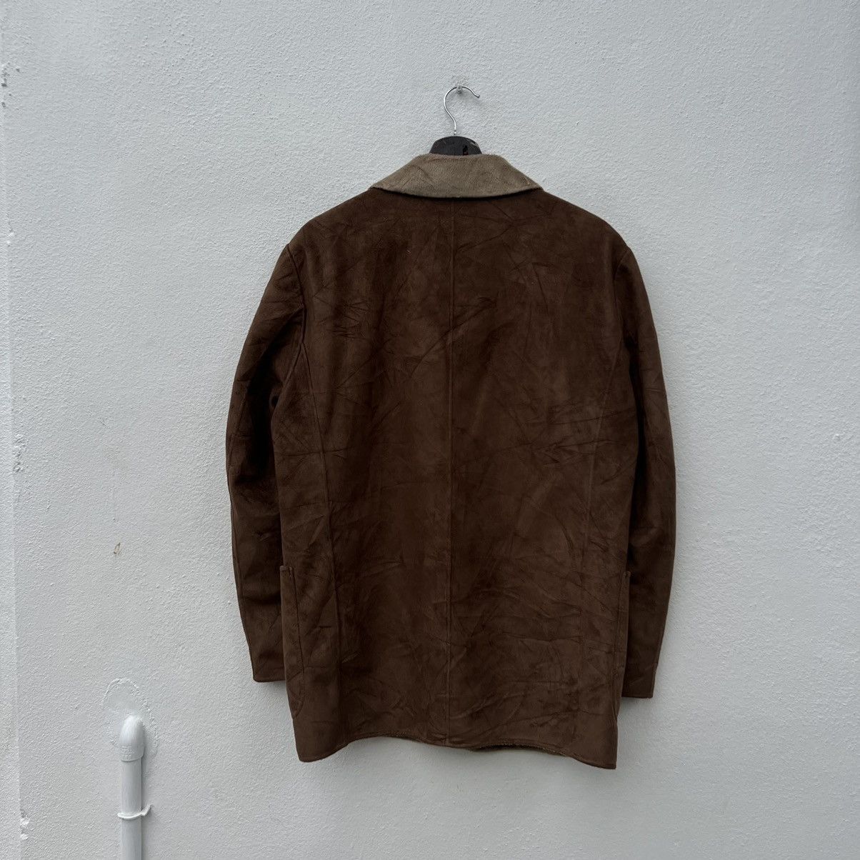 Japanese Brand VINTAGE CASTELBAJAC +2 NATURE SOFT LEATHER JACKET SHERLING Size L / US 10 / IT 46 - 9 Thumbnail