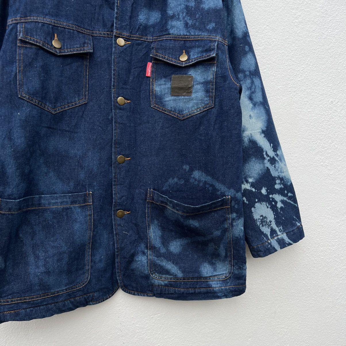 Japanese Brand RARE DESIM JACKET ACID WASH CARGO JACKET FRANCO COLLEZIONI Size US M / EU 48-50 / 2 - 5 Thumbnail