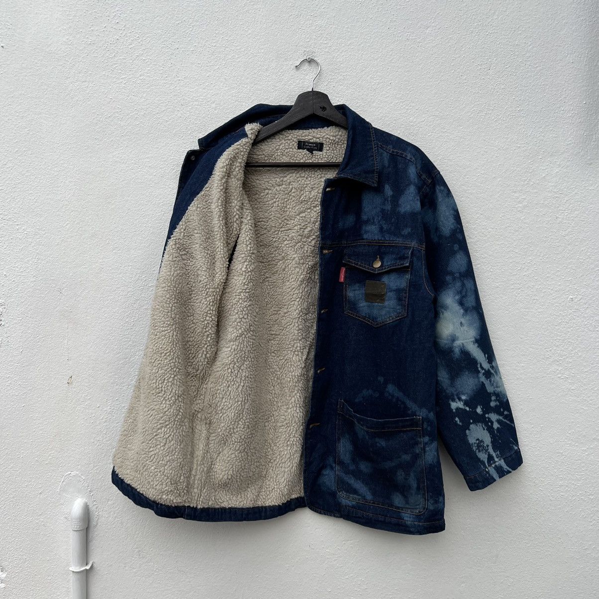 Japanese Brand RARE DESIM JACKET ACID WASH CARGO JACKET FRANCO COLLEZIONI Size US M / EU 48-50 / 2 - 12 Thumbnail