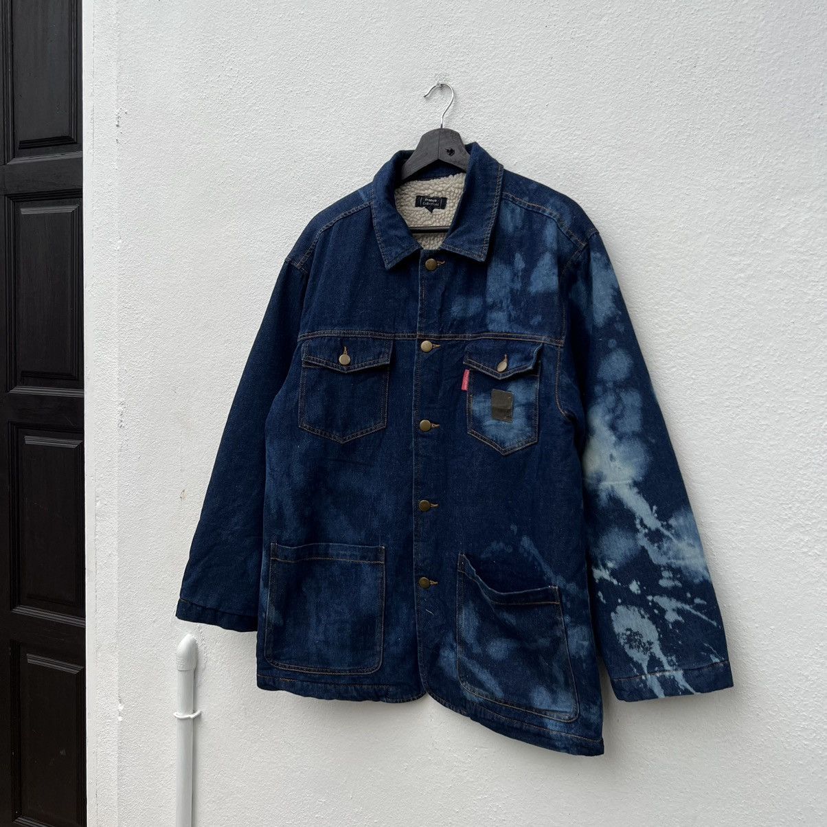Japanese Brand RARE DESIM JACKET ACID WASH CARGO JACKET FRANCO COLLEZIONI Size US M / EU 48-50 / 2 - 2 Thumbnail