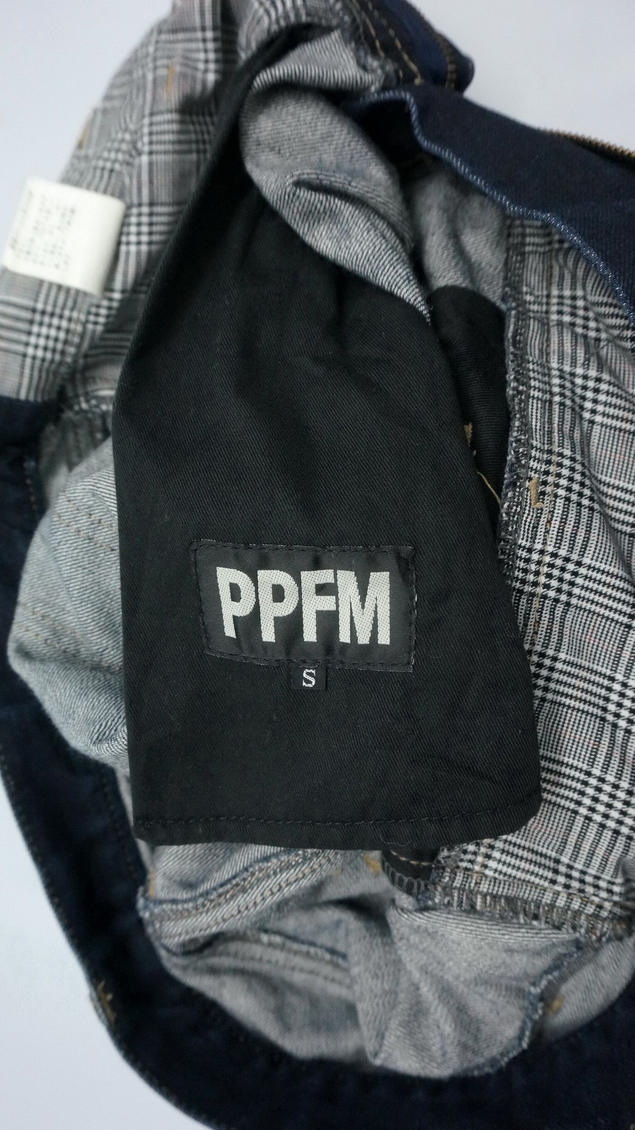 PPFM Dope PPFM Double Waist Distressed Roll Up Jeans Size US 29 - 17 Thumbnail