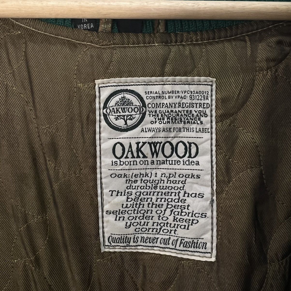 Japanese Brand VINTAGE OAKWOOD LEATHER VARSITY BOMBER JACKET BIG LOGO Size US L / EU 52-54 / 3 - 15 Thumbnail
