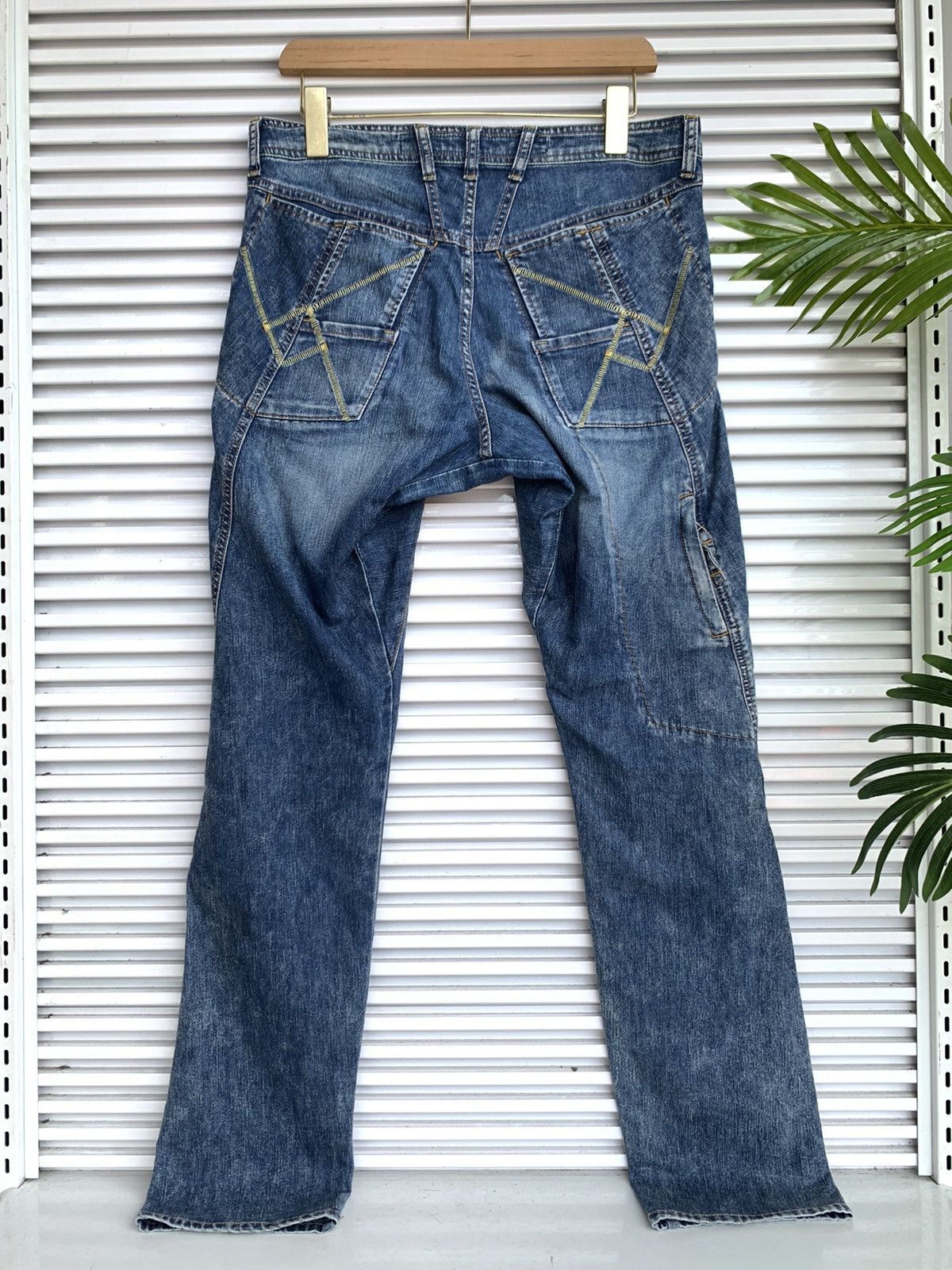 Marithe + Francois Girbaud Vintage MFG Bush Denim Pant Size US 32 / EU 48 - 2 Thumbnail