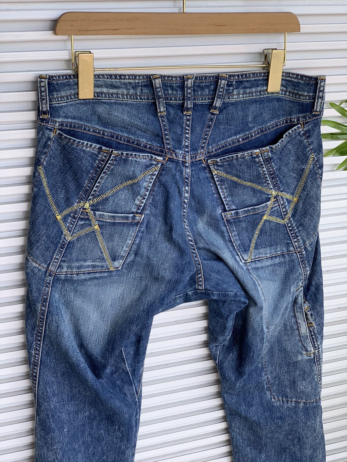 Marithe + Francois Girbaud Vintage MFG Bush Denim Pant Size US 32 / EU 48 - 4 Thumbnail
