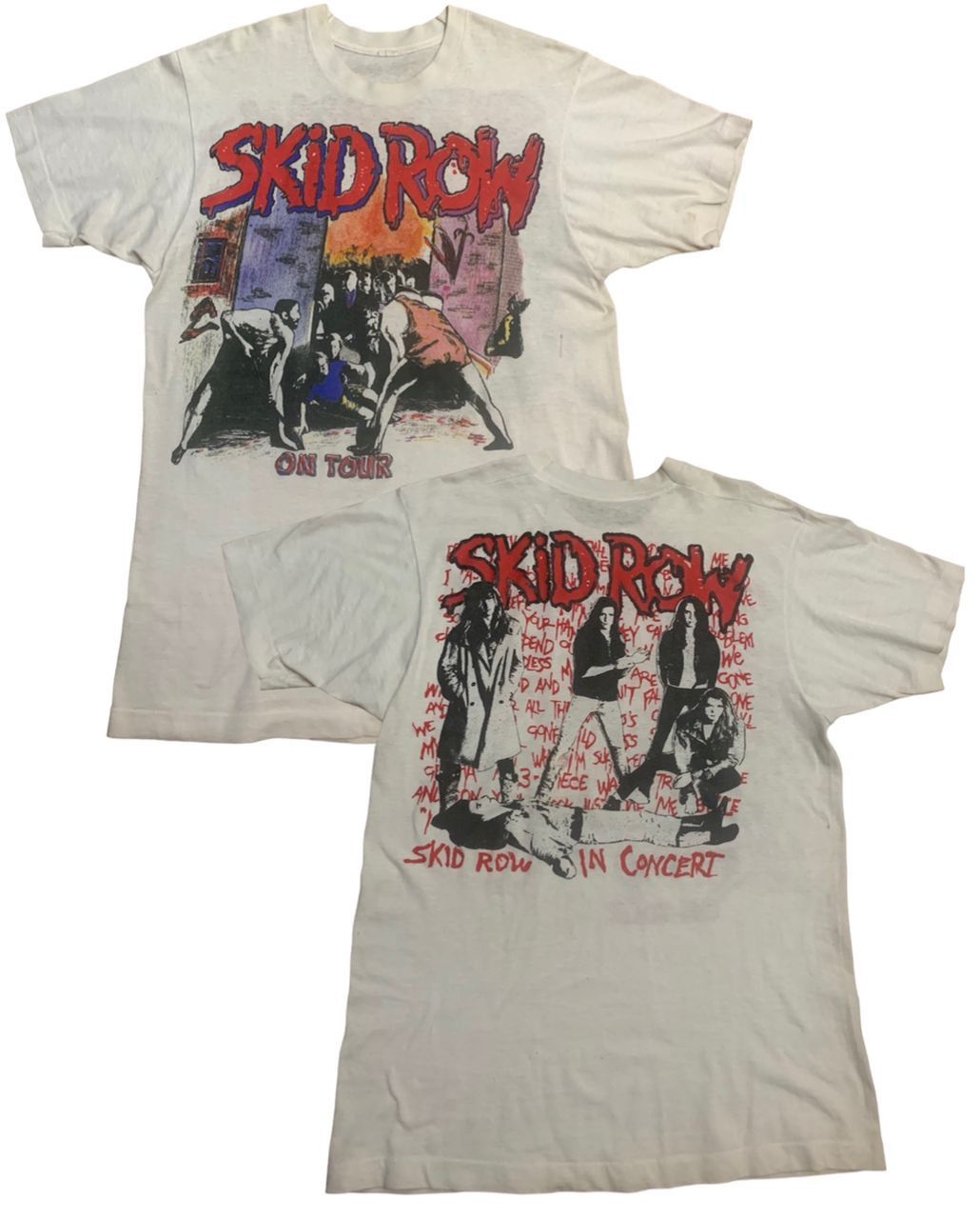 Band Tees Vintage Skid Row Live Concert Tour Tees Shirt Size US S / EU 44-46 / 1 - 1 Thumbnail