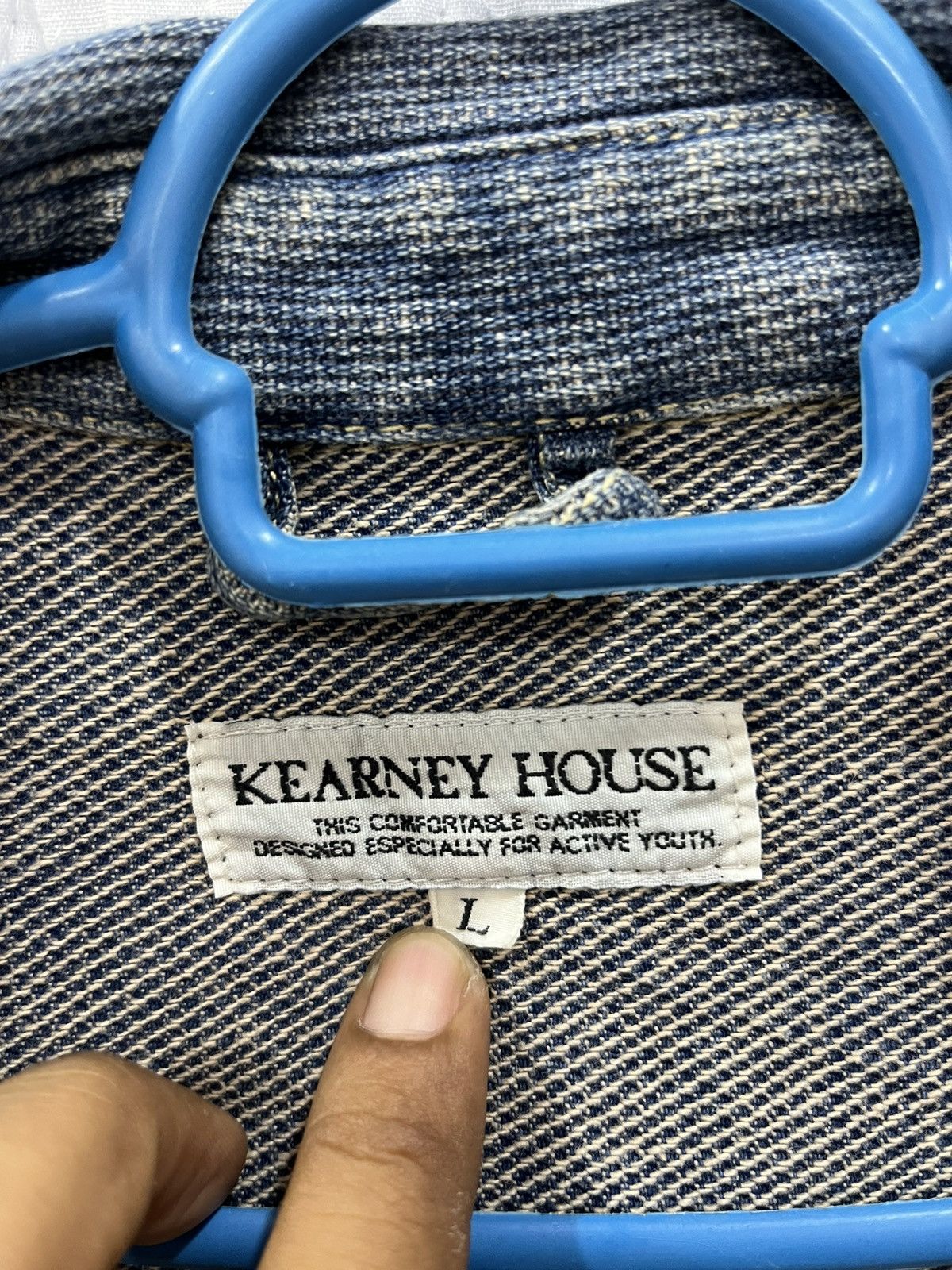 Vintage D. VINTAGE KEARNEY HOUSE DENIM ARLA JACKET Size US L / EU 52-54 / 3 - 4 Thumbnail