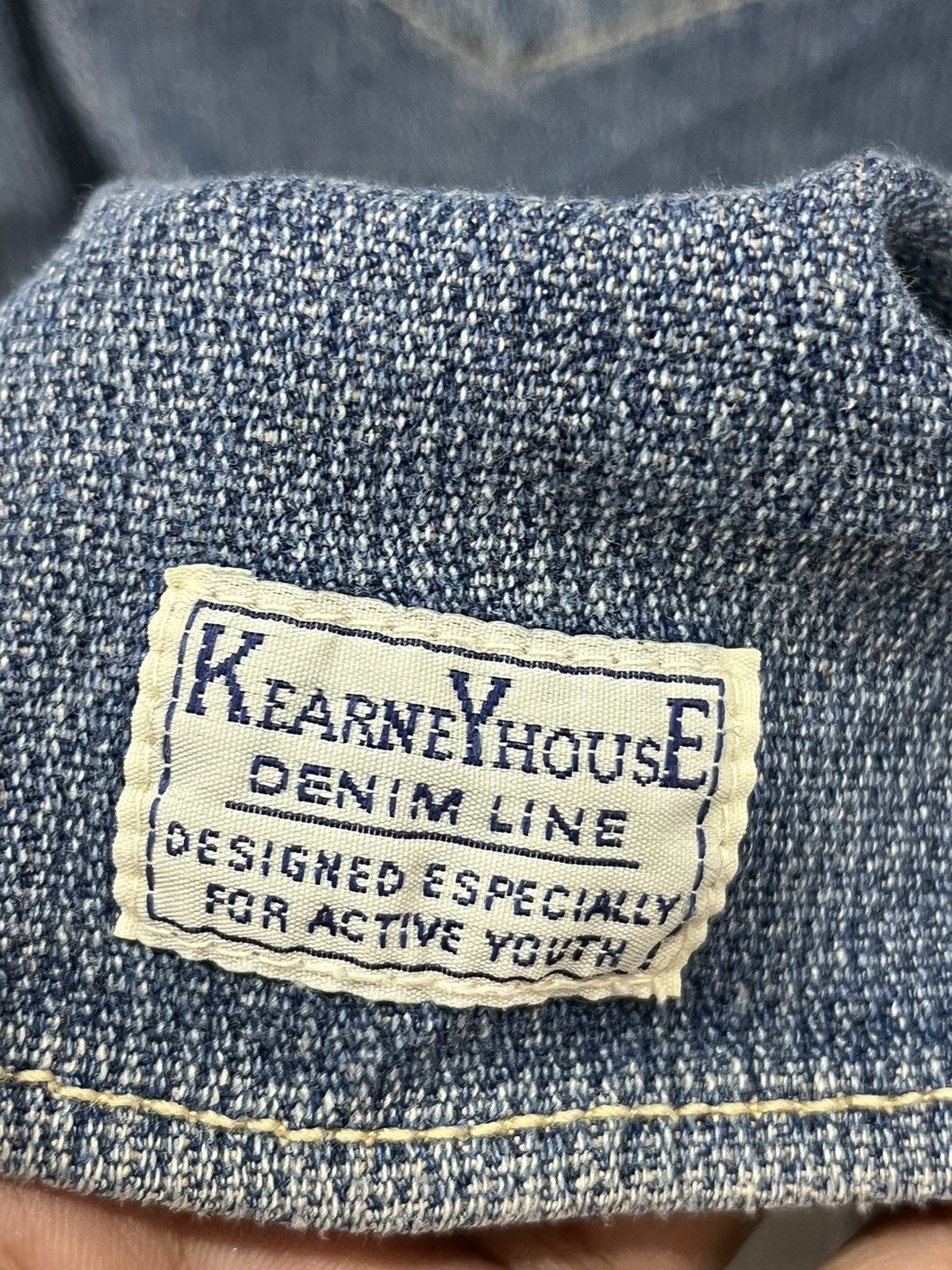 Vintage D. VINTAGE KEARNEY HOUSE DENIM ARLA JACKET Size US L / EU 52-54 / 3 - 7 Thumbnail