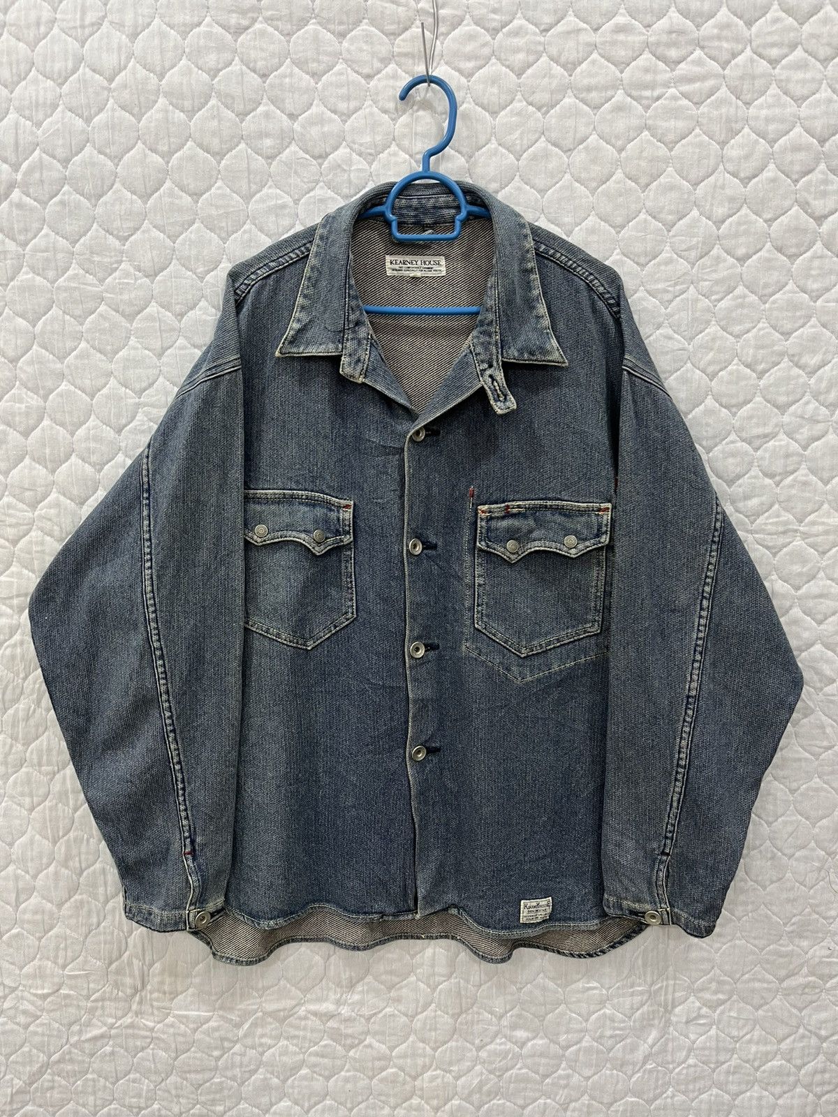 Vintage D. VINTAGE KEARNEY HOUSE DENIM ARLA JACKET Size US L / EU 52-54 / 3 - 1 Thumbnail