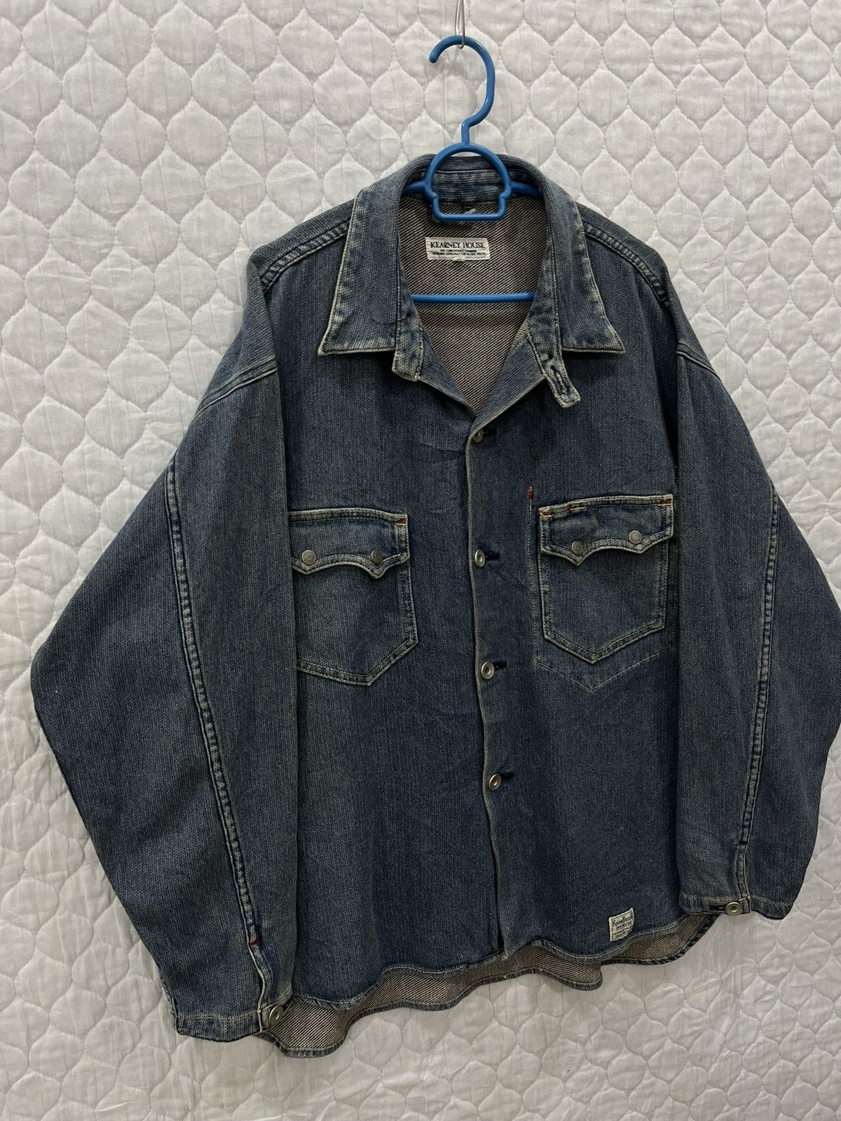 Vintage D. VINTAGE KEARNEY HOUSE DENIM ARLA JACKET Size US L / EU 52-54 / 3 - 3 Thumbnail