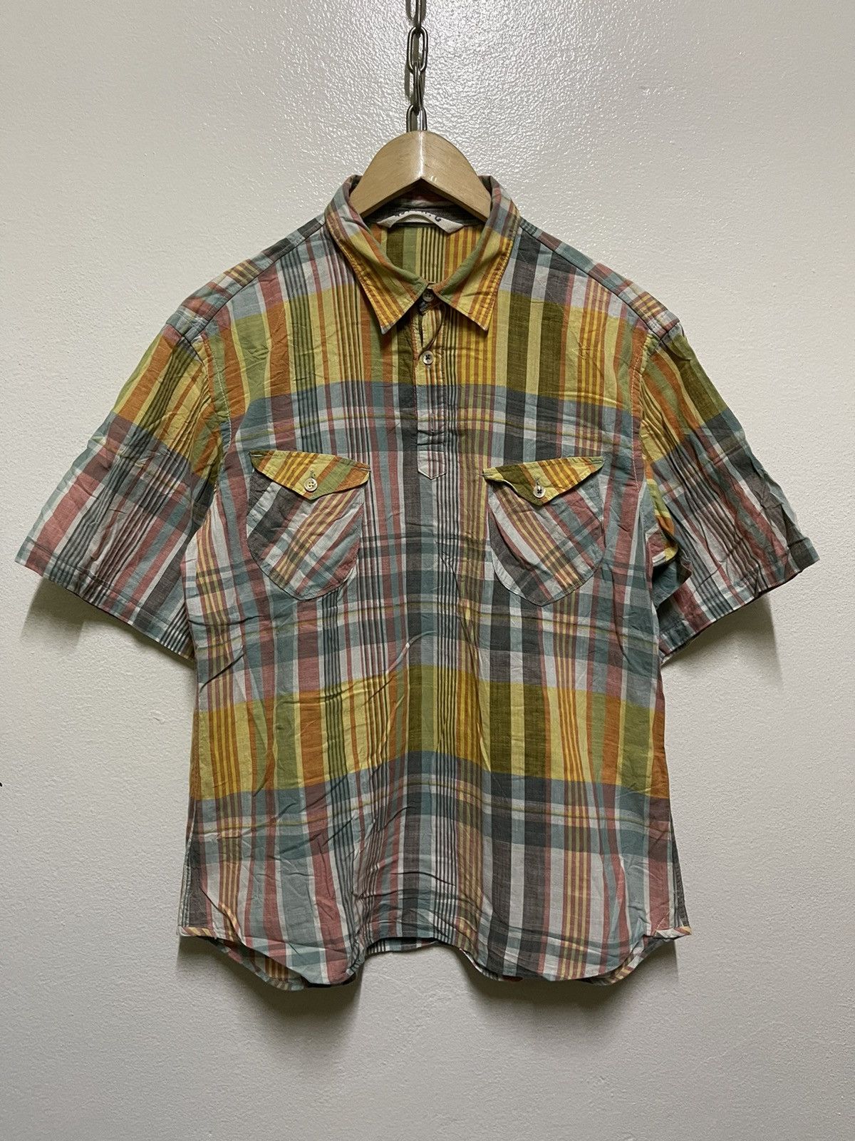 45rpm × Japanese Brand 45rpm Checked Shirt Japan Size US L / EU 52-54 / 3 - 1 Thumbnail