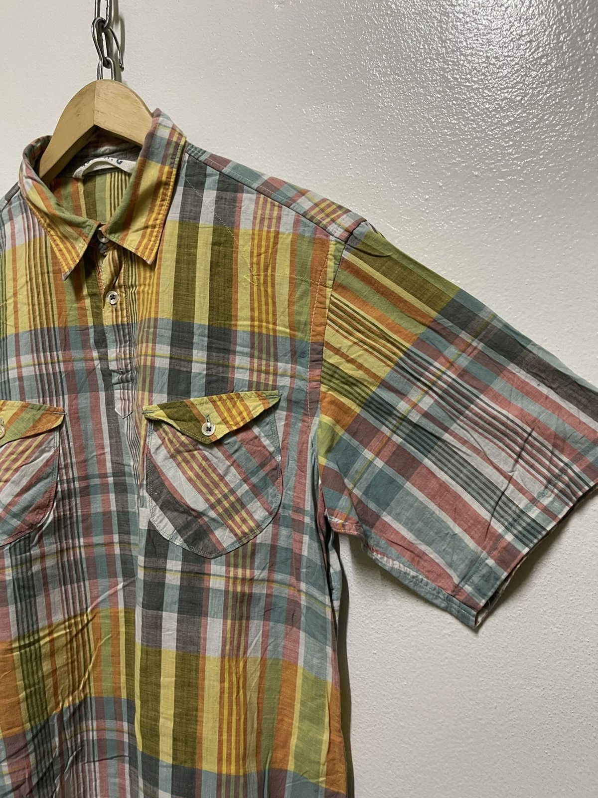 45rpm × Japanese Brand 45rpm Checked Shirt Japan Size US L / EU 52-54 / 3 - 4 Thumbnail