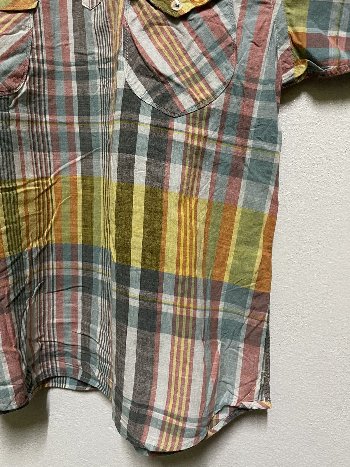 45rpm × Japanese Brand 45rpm Checked Shirt Japan Size US L / EU 52-54 / 3 - 5 Thumbnail