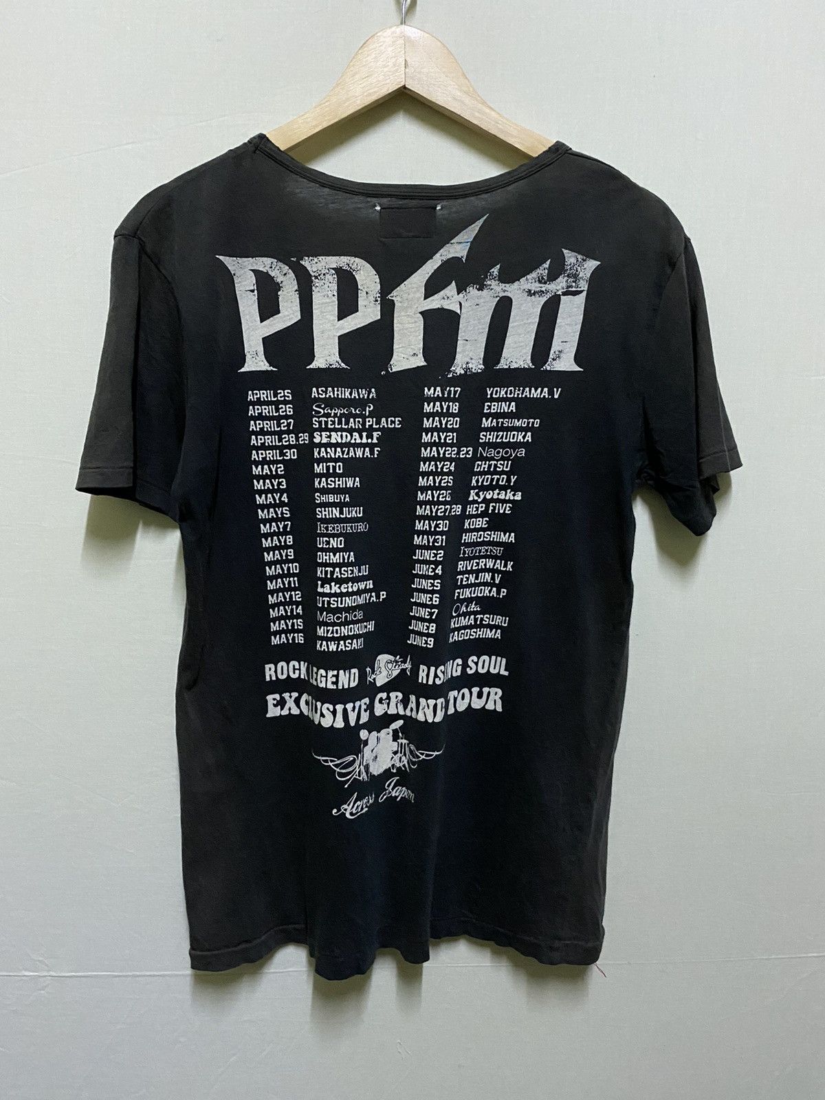 Japanese Brand Rock Legend Rising Soul Across Japan Tour Distressed Size US M / EU 48-50 / 2 - 7 Thumbnail