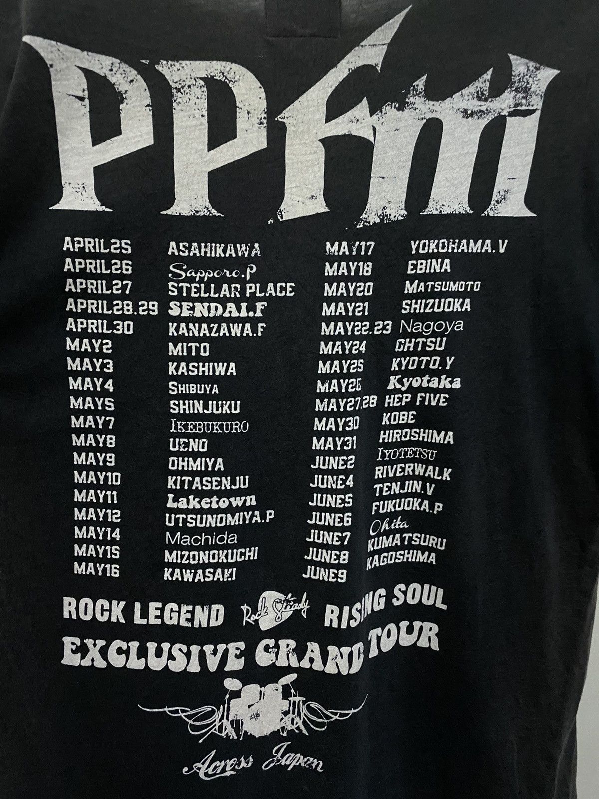 Japanese Brand Rock Legend Rising Soul Across Japan Tour Distressed Size US M / EU 48-50 / 2 - 8 Thumbnail