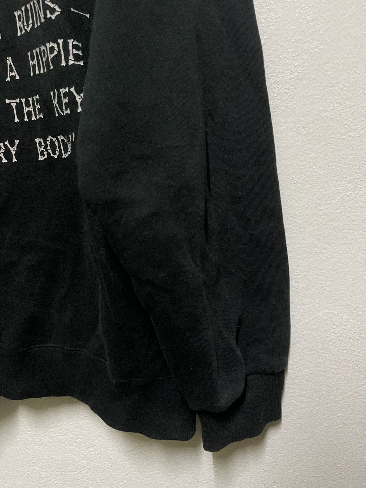 Japanese Brand Punk Not Dead Back Hit Zipper Hoodie Black Size US L / EU 52-54 / 3 - 13 Thumbnail