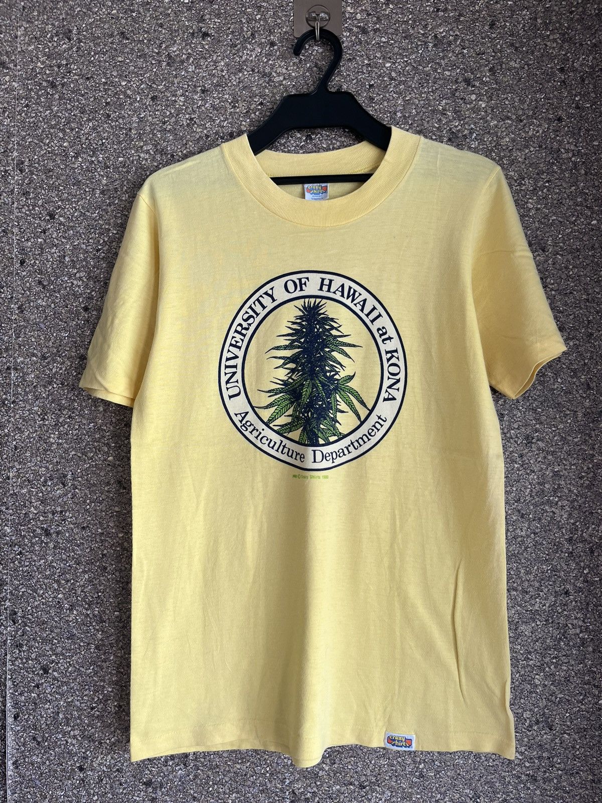 image of Made In USA x Vintage University Of Hawaii Ft73 in Yellow, Men's (Size Small)