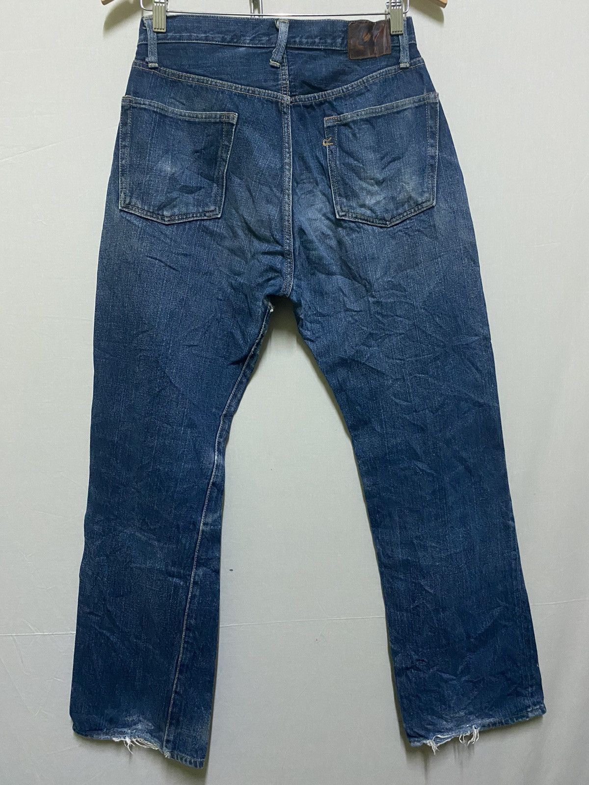 45rpm × Japanese Brand 45rpm Thrashed Denim Selvedge Japan Size US 26 / EU 42 - 7 Thumbnail