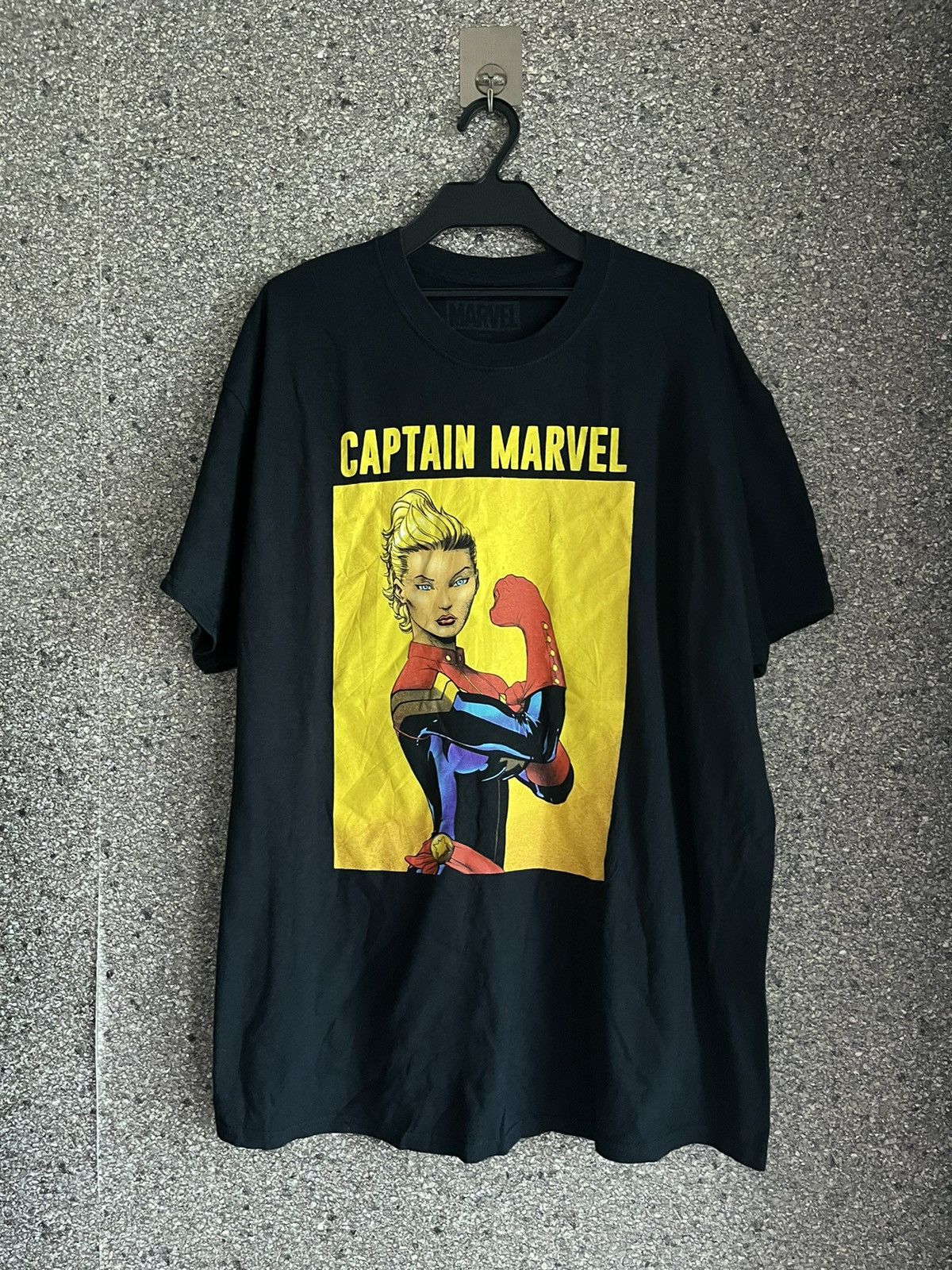 Image of Anima x Movie Captain Marvel Ft74 in Black, Men's (Size XL)