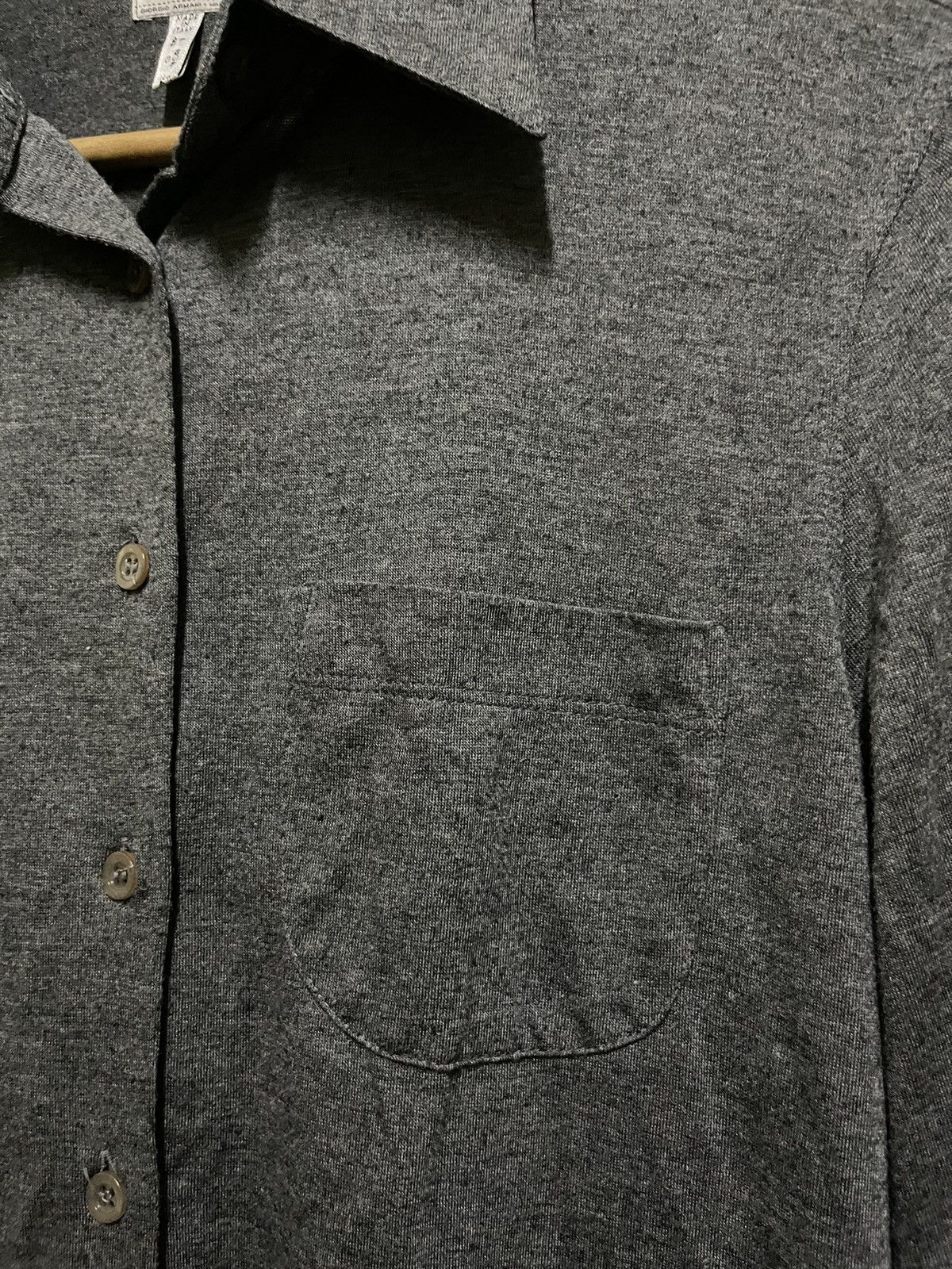Giorgio Armani × Vintage Armani Jeans Shirt Long Sleeve Size S / US 4 / IT 40 - 4 Thumbnail