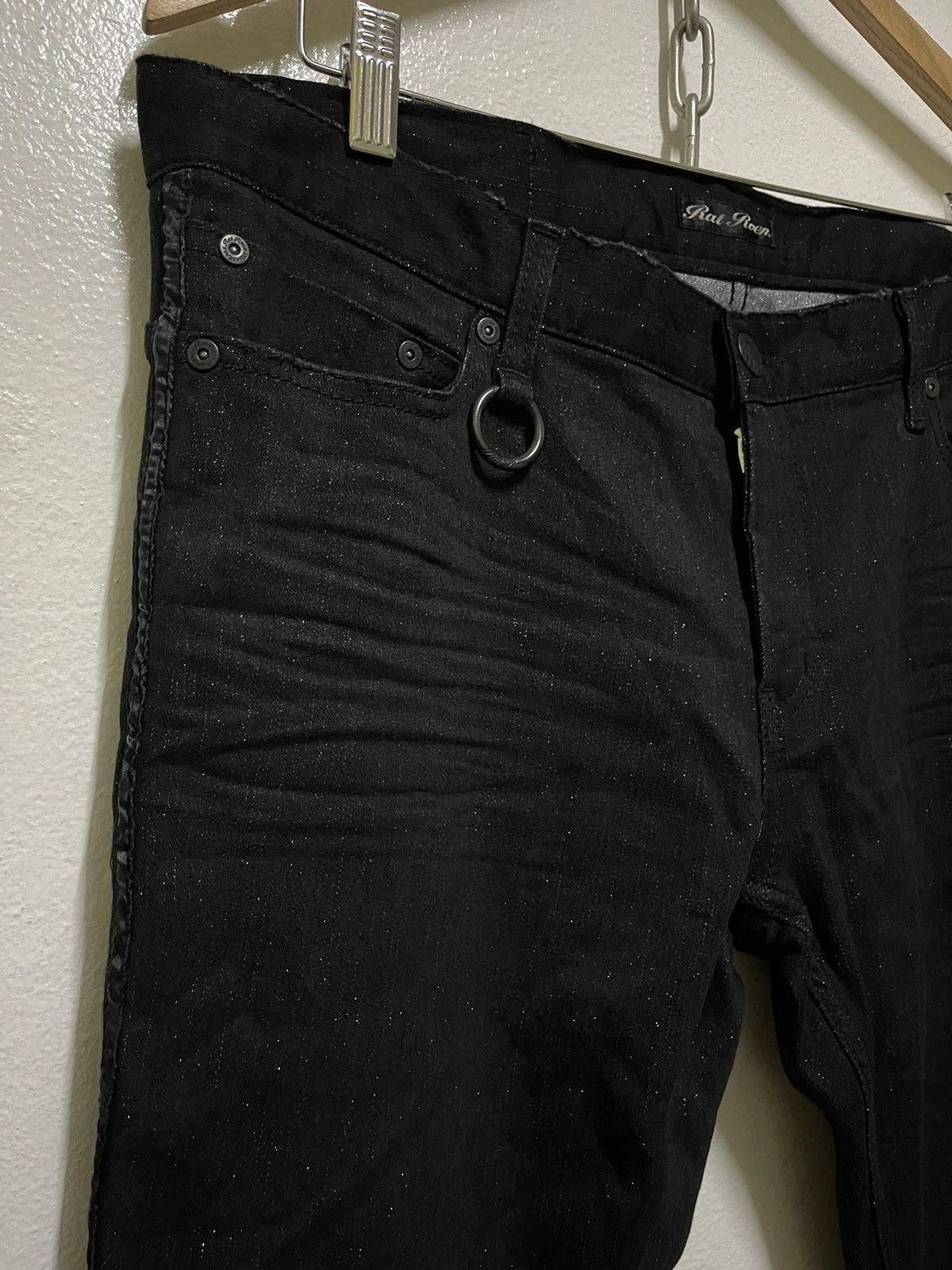 Japanese Brand Rat Roen Glitter Stretchable Jeans Size US 36 / EU 52 - 2 Thumbnail