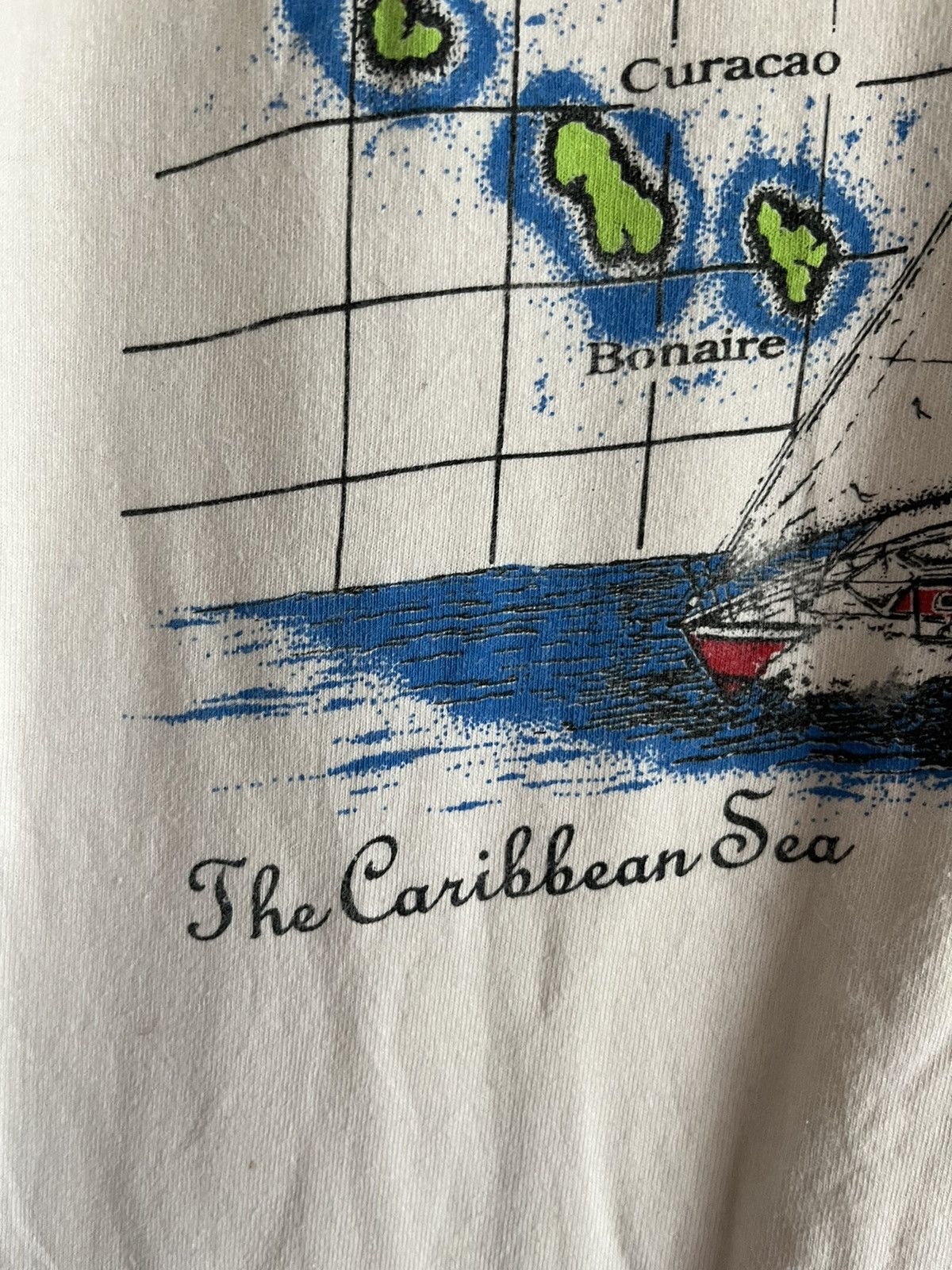 Vintage The caribbean sea ft74 Size US L / EU 52-54 / 3 - 3 Thumbnail