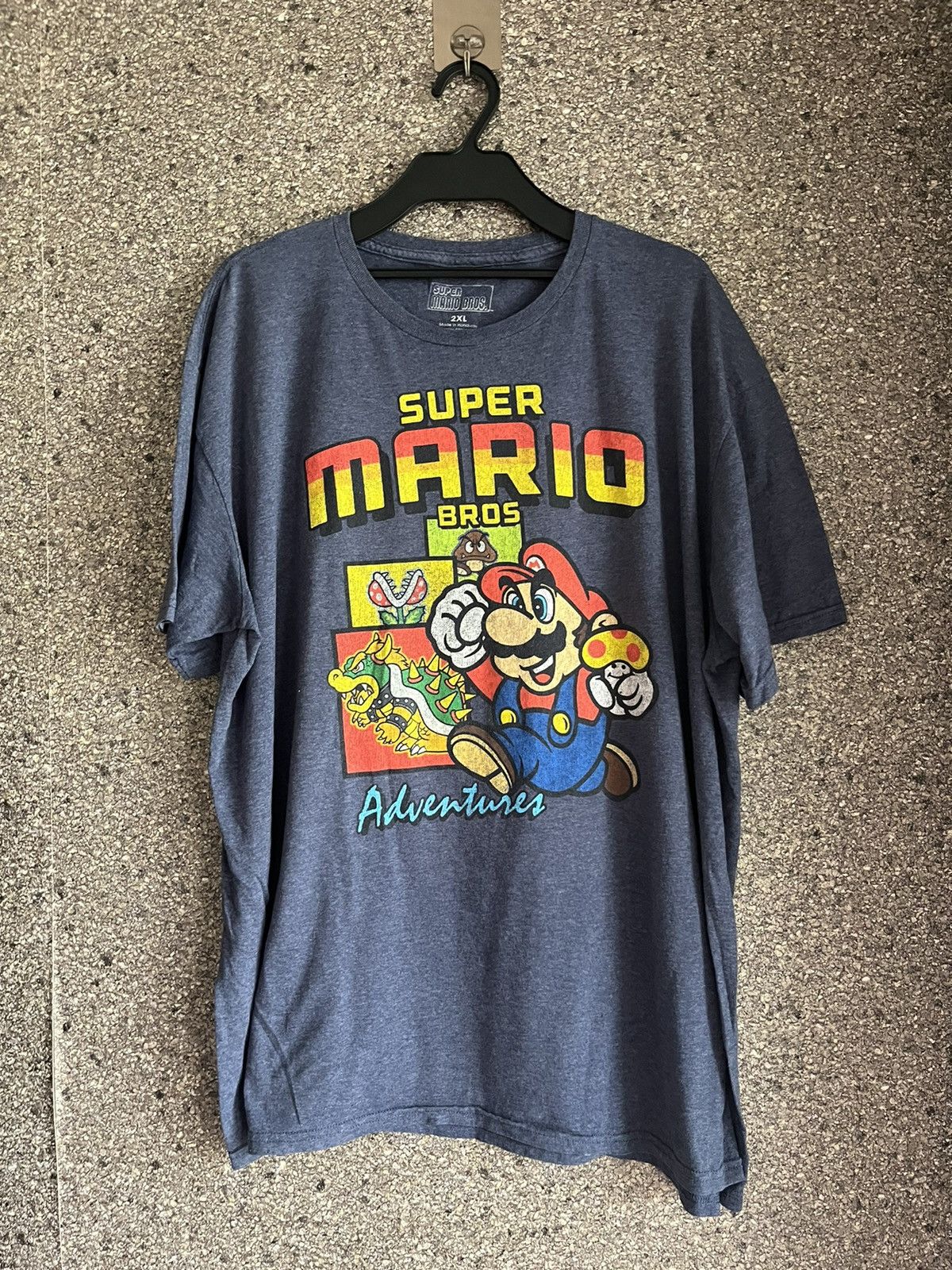 image of Anima x Movie Super Mario Ft74 in Grey, Men's (Size 2XL)