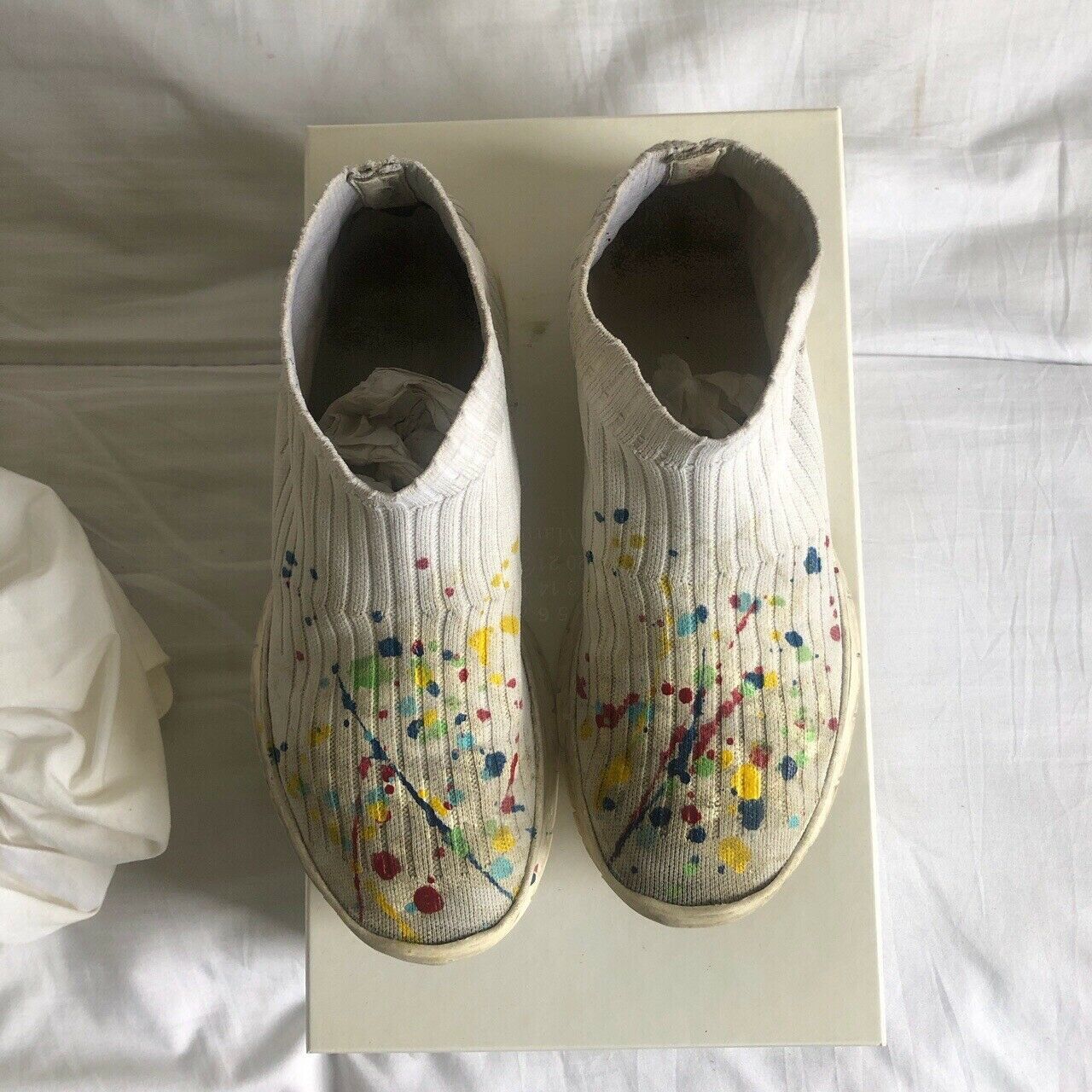 Maison Margiela Maison Martin Margiela Paint drop sock sneakers GAT Size US 7 / EU 40 - 6 Thumbnail