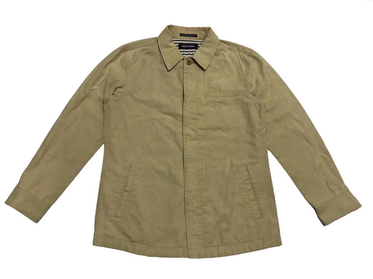 Yohji Yamamoto Ined homme cotton jacket Size US S / EU 44-46 / 1 - 1 Thumbnail