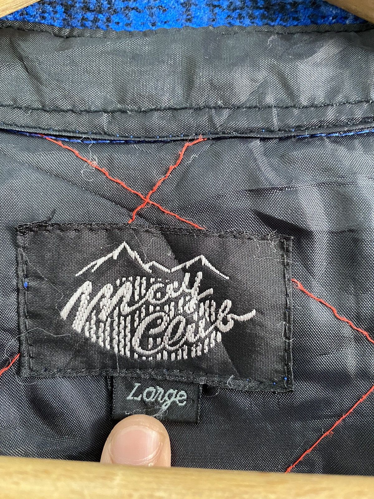 The Real McCoy's 🔥Vintage McCoy’s Blue Flannel Checked Button Up Jacket Size US M / EU 48-50 / 2 - 7 Thumbnail