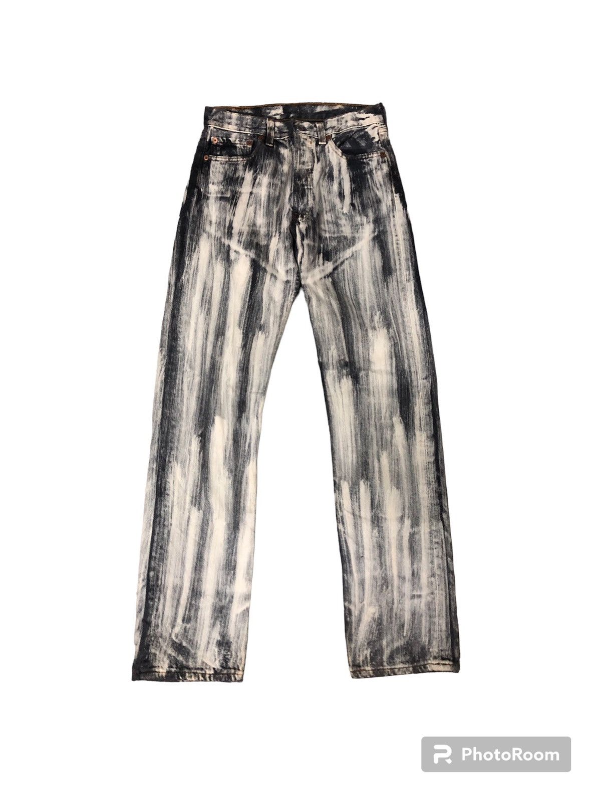 Levi's VINTAGE LEVIS DYE UNIQUE DENIM JEANS Size US 28 / EU 44 - 1 Thumbnail