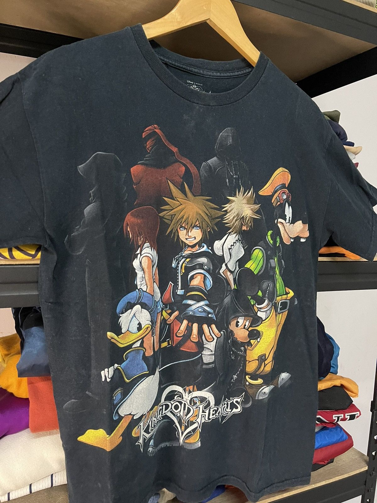 Disney × Playstation × The Game Disney Kingdom Hearts T-shirt Video Game Promo Size US M / EU 48-50 / 2 - 2 Thumbnail