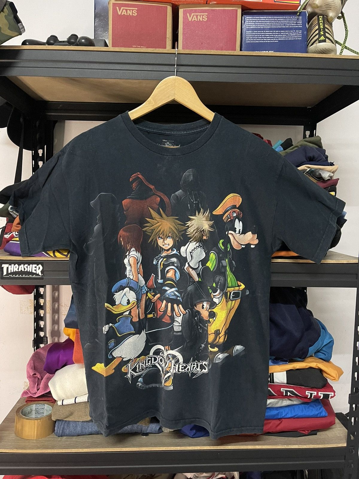 Disney × Playstation × The Game Disney Kingdom Hearts T-shirt Video Game Promo Size US M / EU 48-50 / 2 - 1 Thumbnail