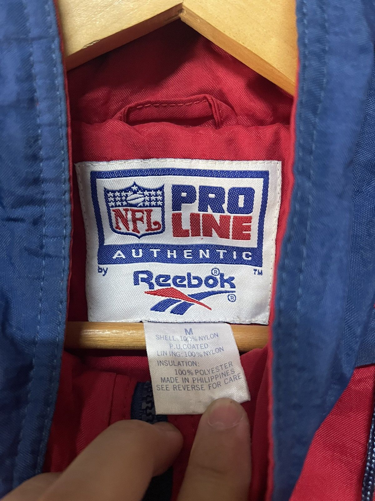 NFL × Reebok × Vintage Vintage 90s Patriots Jacket Pro Line NFL Size US M / EU 48-50 / 2 - 4 Thumbnail