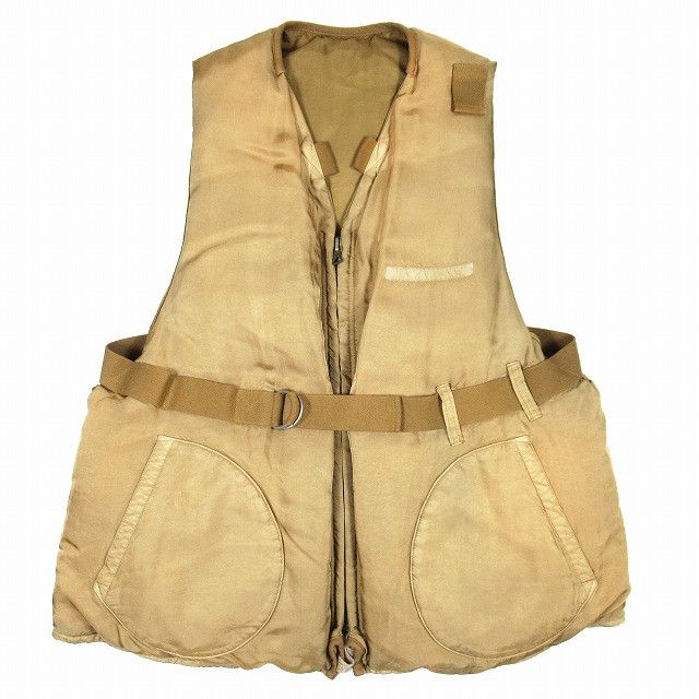 Image of Visvim Contrary Dept Harrier Down Vest in Beige, Men's (Size XL)