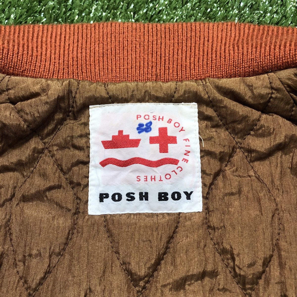Japanese Brand × Vintage Vintage Poshboy Wool Blend Letterman Varsity Jacket Size US L / EU 52-54 / 3 - 12 Thumbnail