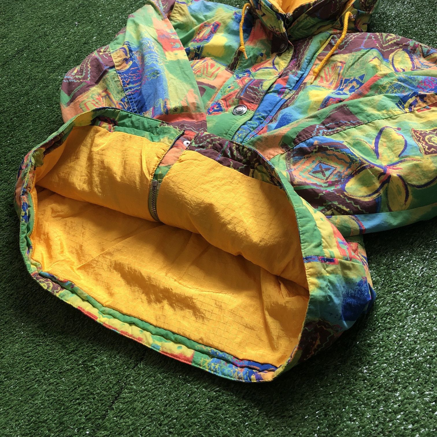 Ellesse × Vintage Vintage Ellesse Floral Ski Bomber Jacket Size US M / EU 48-50 / 2 - 7 Thumbnail