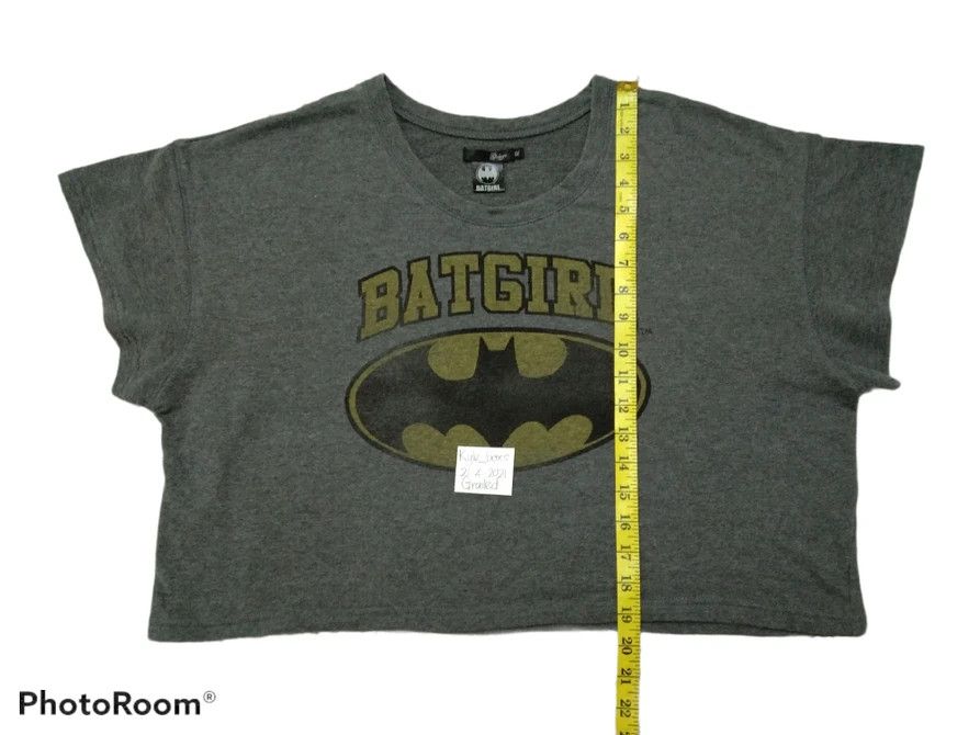 DC Comics VINTAGE BATGIRL CROP TOP Size XL / US 12-14 / IT 48-50 - 10 Thumbnail