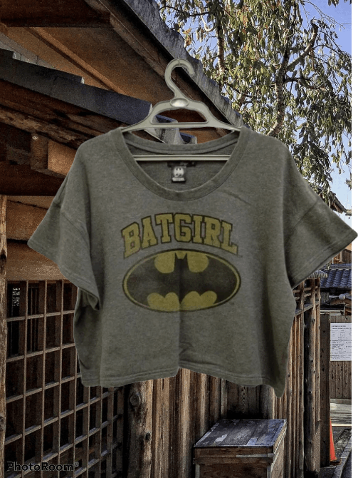 DC Comics VINTAGE BATGIRL CROP TOP Size XL / US 12-14 / IT 48-50 - 1 Thumbnail
