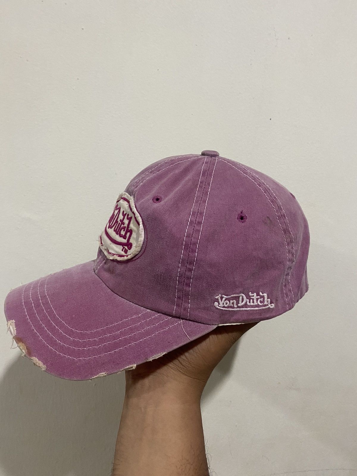 Von Dutch 🔥Vintage🔥 Distress Von Dutch Hat Size ONE SIZE - 3 Thumbnail