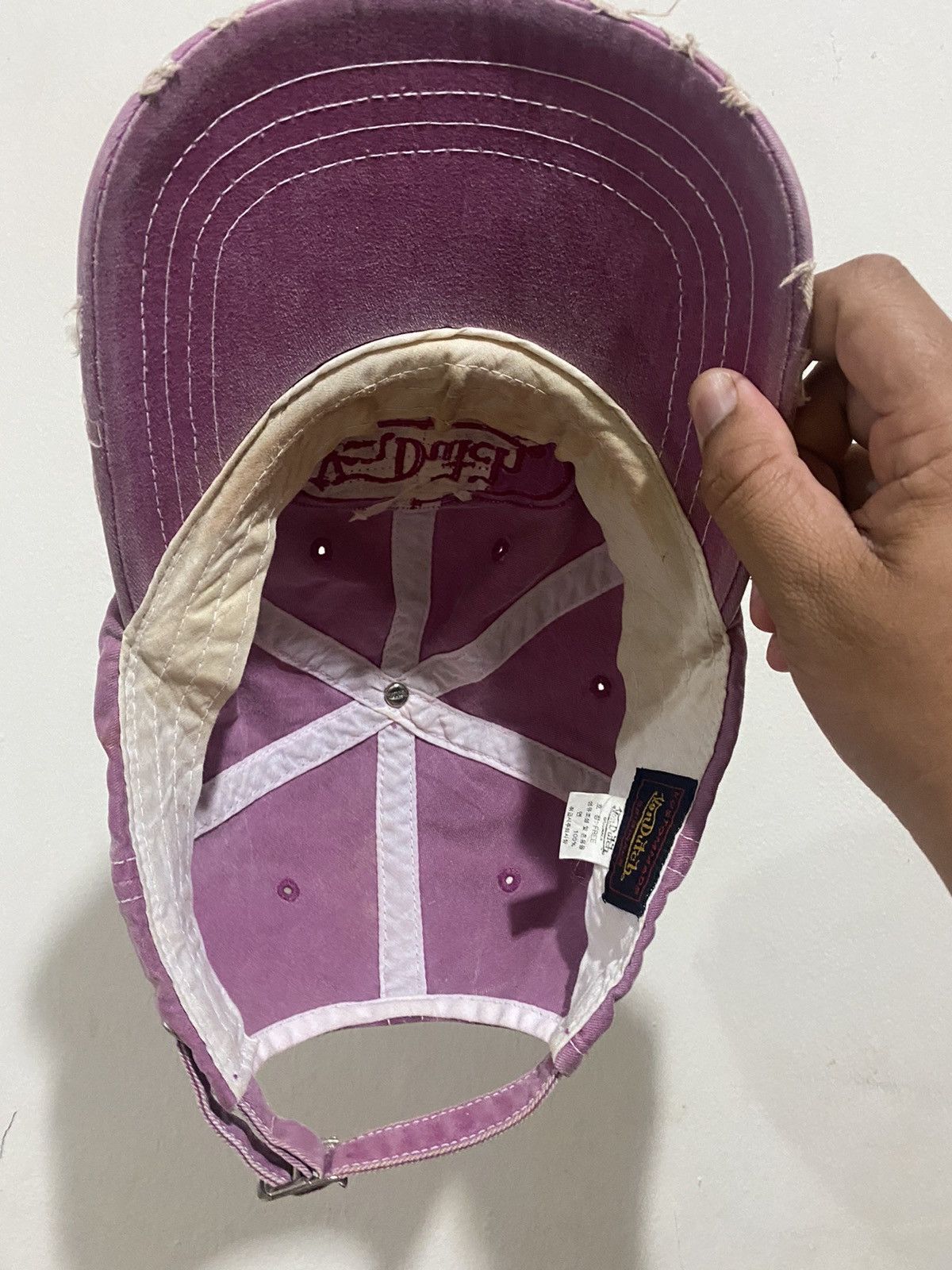 Von Dutch 🔥Vintage🔥 Distress Von Dutch Hat Size ONE SIZE - 5 Thumbnail