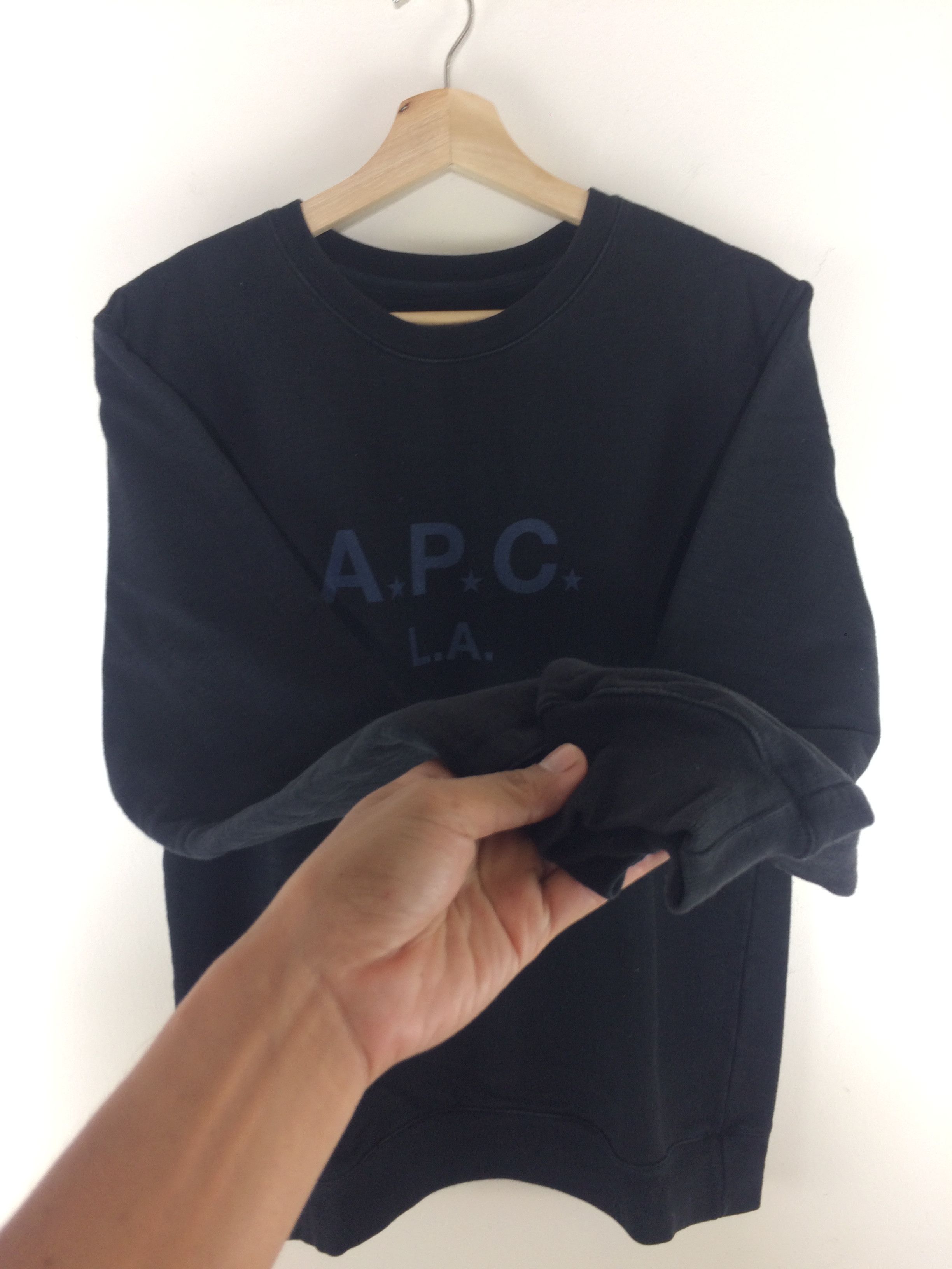 A.P.C. × Designer A.P.C Spell out Crewneck Sweatshirt Size US M / EU 48-50 / 2 - 4 Thumbnail