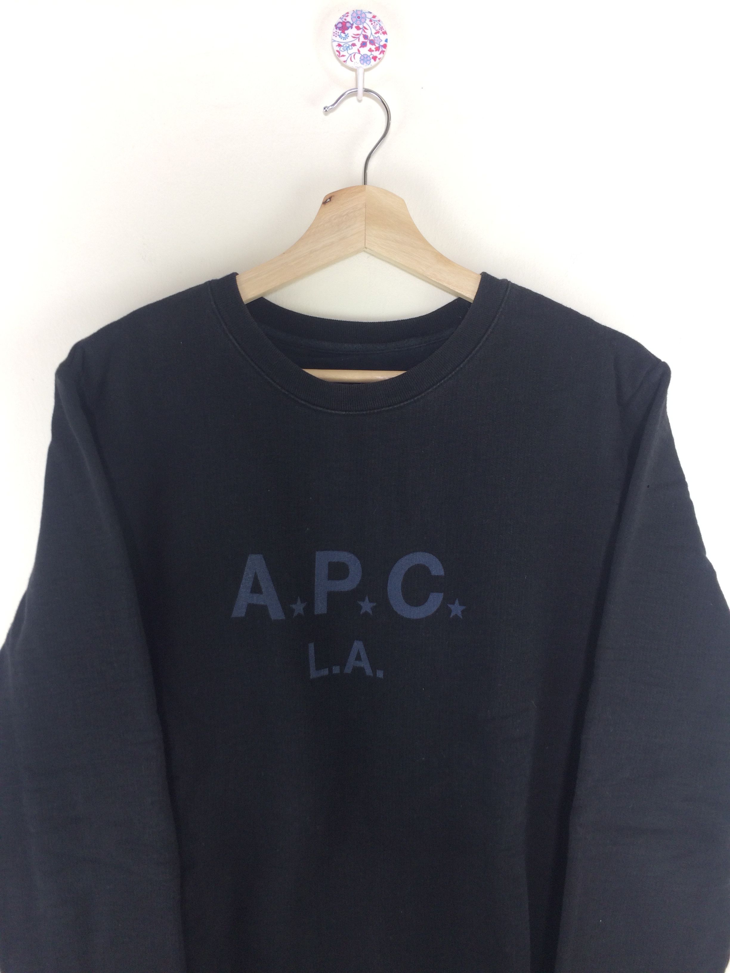 A.P.C. × Designer A.P.C Spell out Crewneck Sweatshirt Size US M / EU 48-50 / 2 - 3 Thumbnail