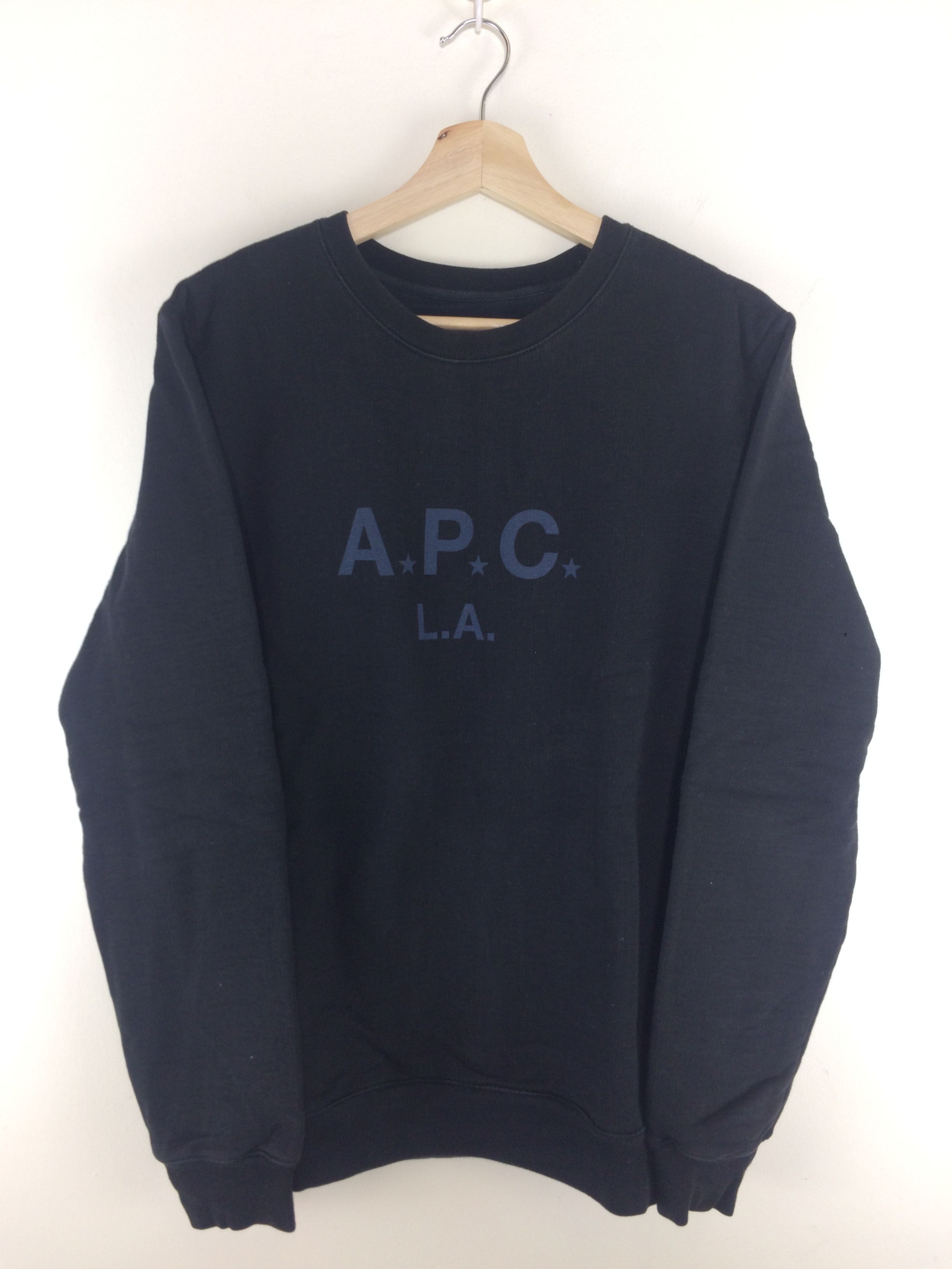 A.P.C. × Designer A.P.C Spell out Crewneck Sweatshirt Size US M / EU 48-50 / 2 - 1 Thumbnail