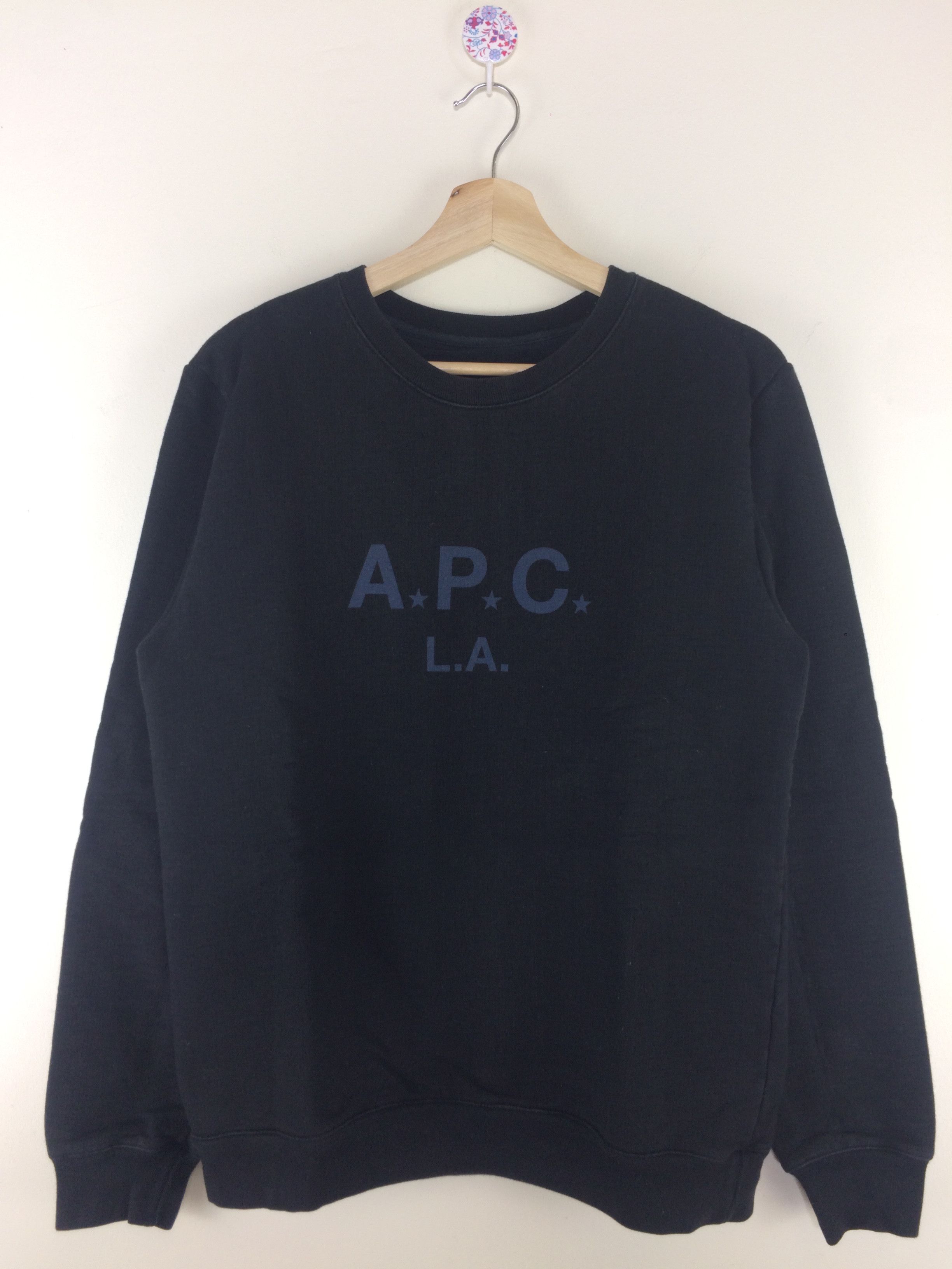 A.P.C. × Designer A.P.C Spell out Crewneck Sweatshirt Size US M / EU 48-50 / 2 - 6 Thumbnail