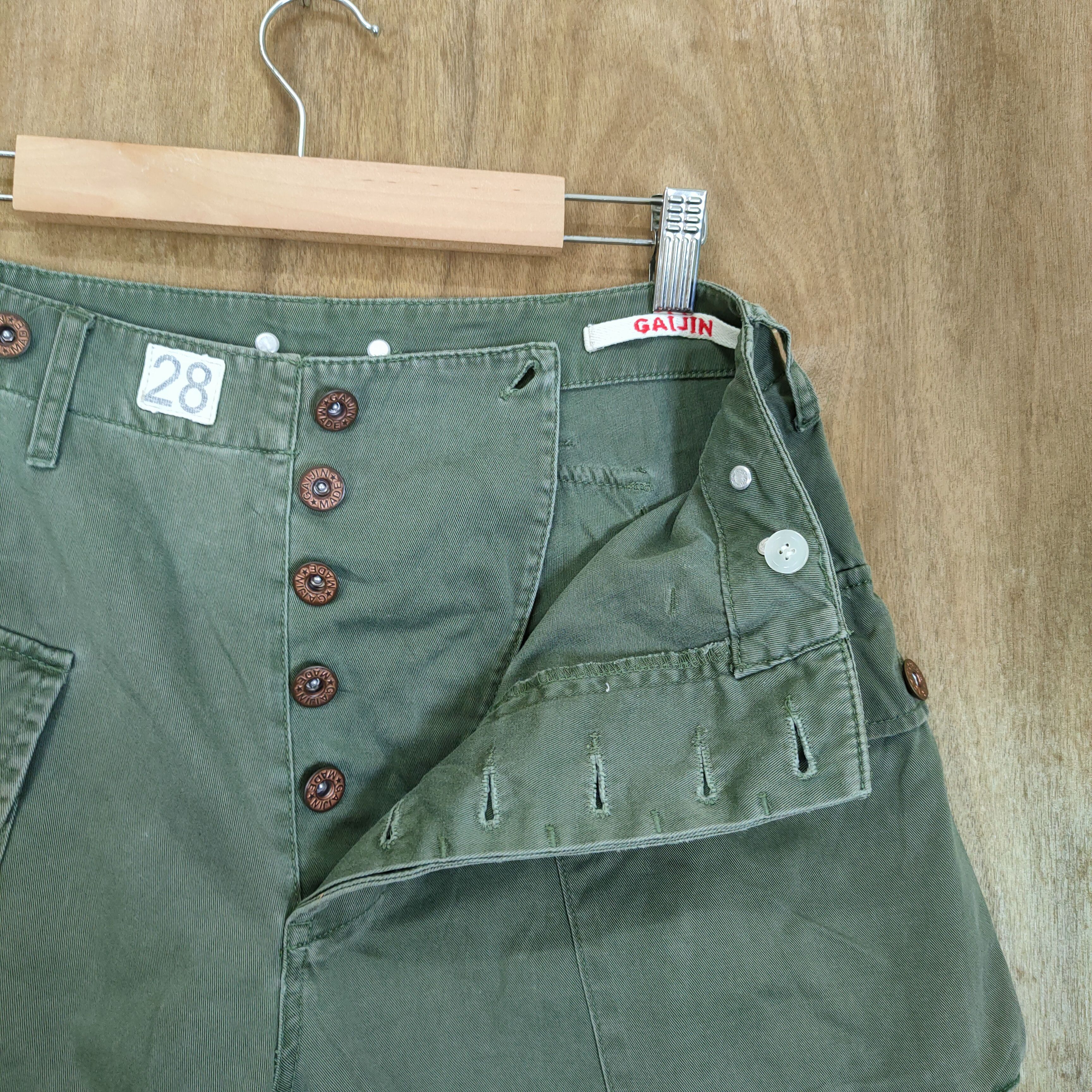 Japanese Brand × Vintage VINTAGE GAIJIN FADED MONKEY PANTS/ CARGO PANTS Size US 28 / EU 44 - 9 Thumbnail