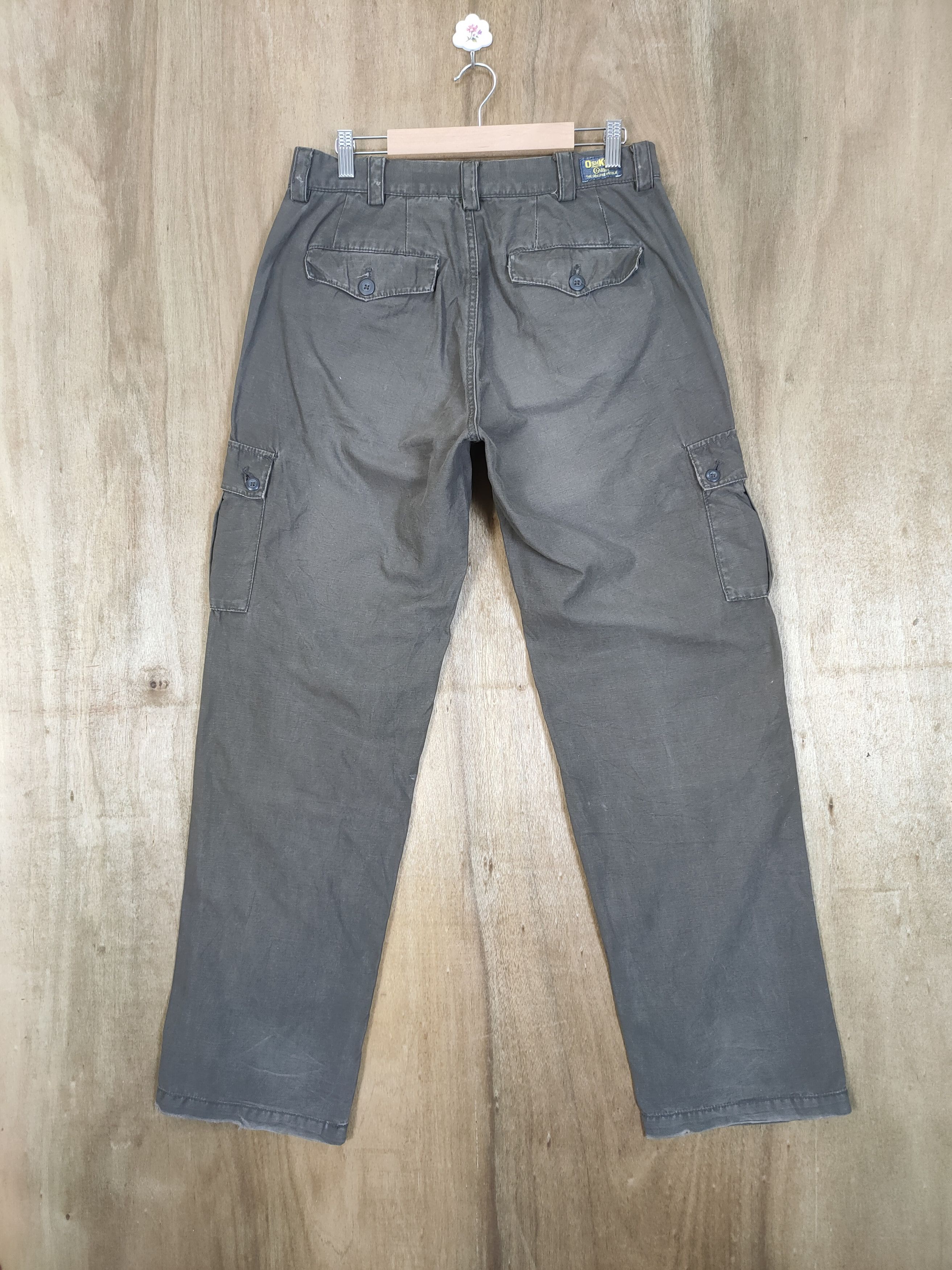 Oshkosh VINTAGE BROWN BAGGY CARGO PANTS Size US 32 / EU 48 - 6 Thumbnail