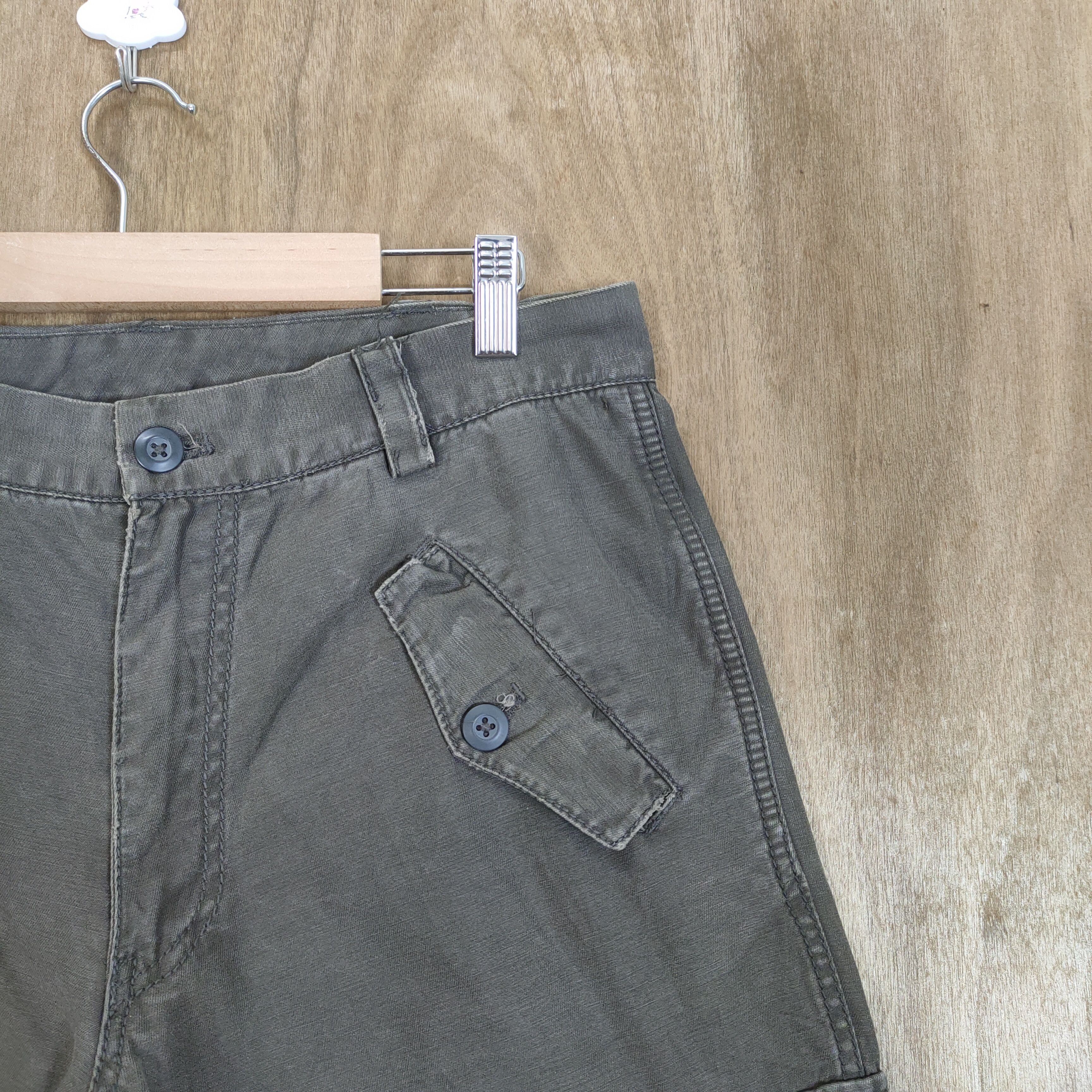 Oshkosh VINTAGE BROWN BAGGY CARGO PANTS Size US 32 / EU 48 - 5 Thumbnail