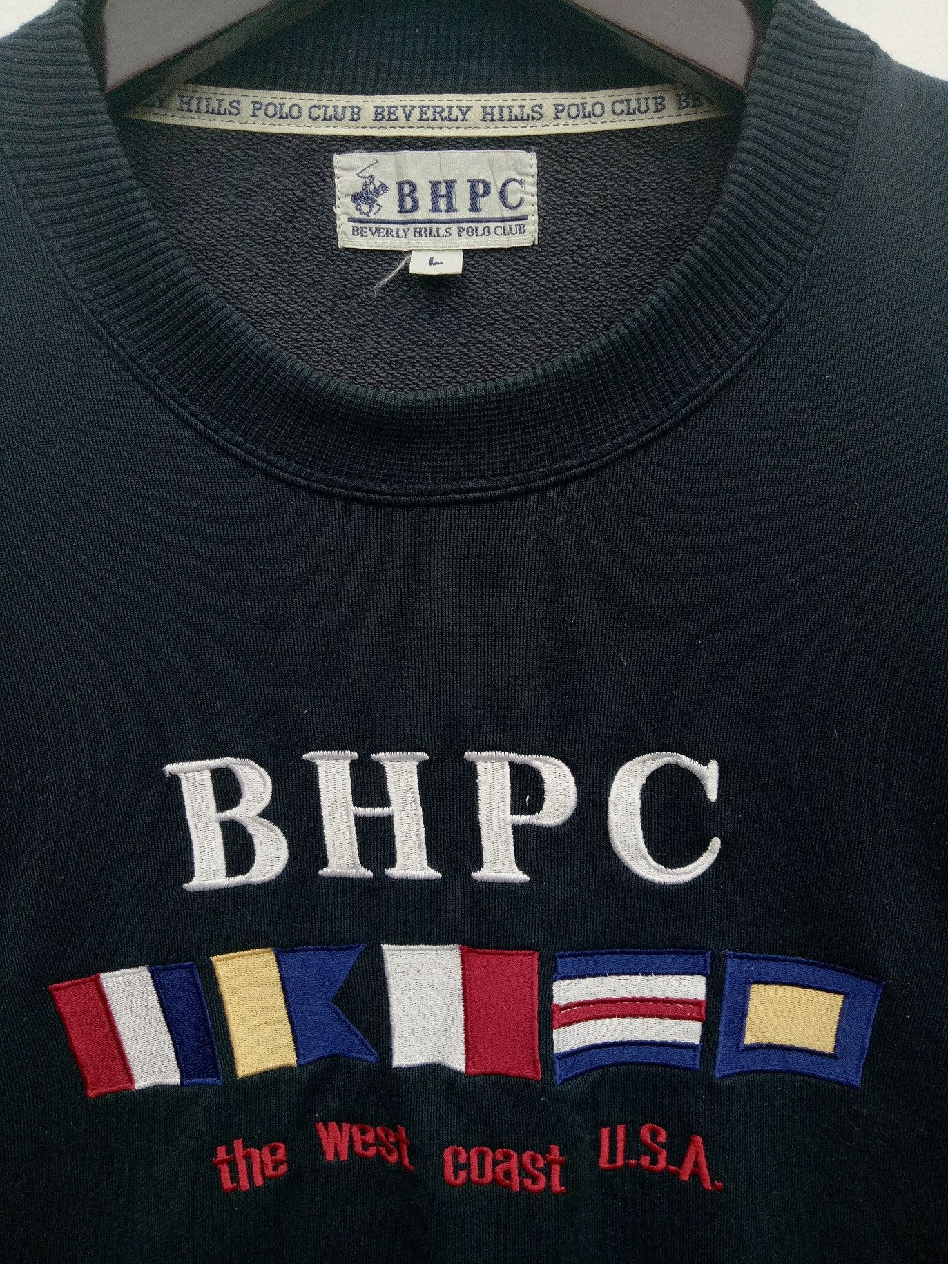 Beverly Hills Polo Club 💥BEVERLY HILLS POLO CLUB west coast USA sweatshirt Size US L / EU 52-54 / 3 - 2 Thumbnail