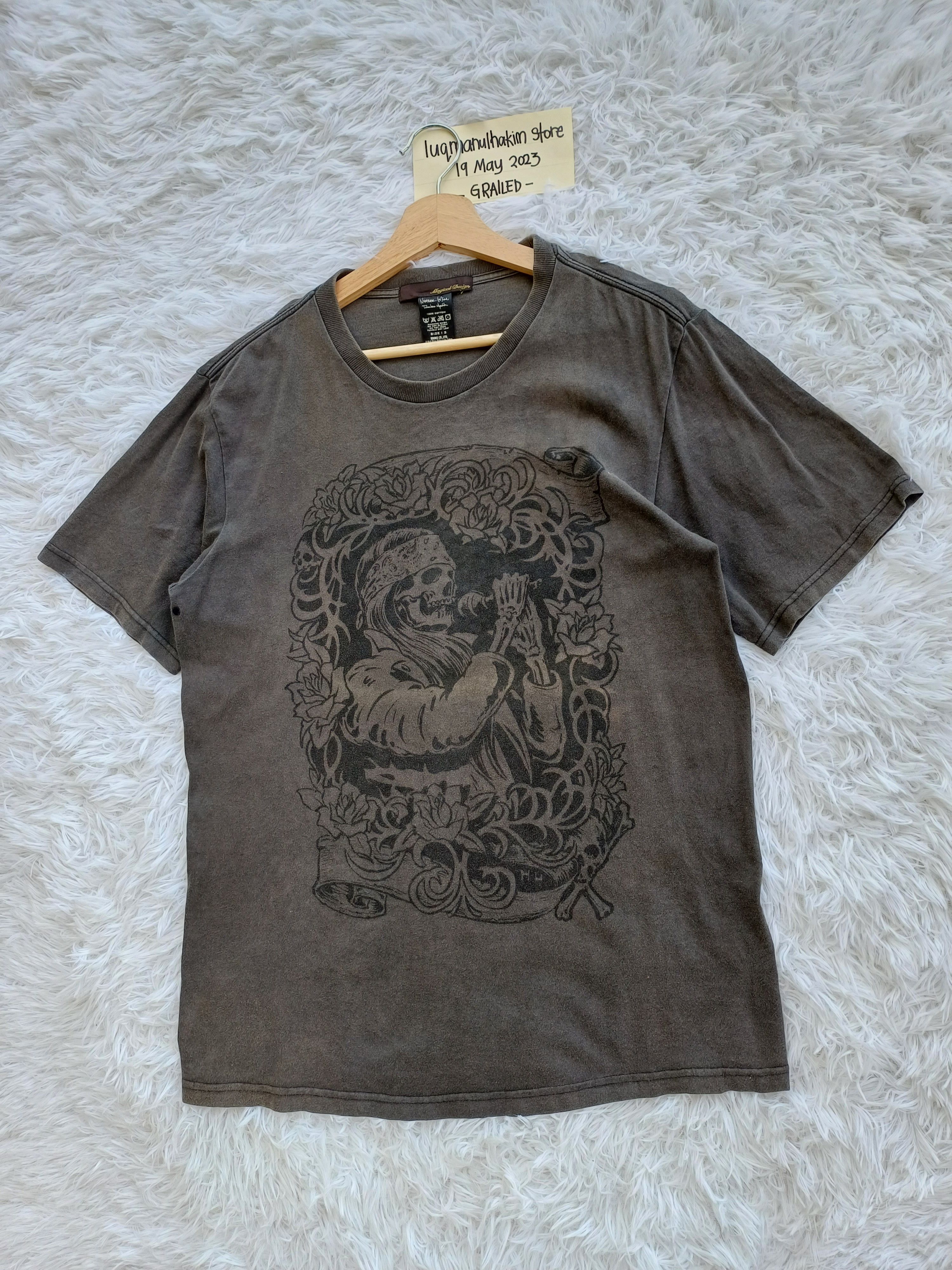Number (N)ine Rare Number Nine Magical Design Skull Tshirt Size US M / EU 48-50 / 2 - 2 Thumbnail
