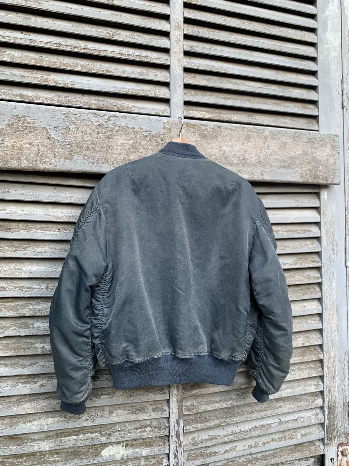 Vintage 🪖Vintage FADED MA-1 Flyers Man Intermediate Bomber Jacket Size US M / EU 48-50 / 2 - 11 Thumbnail
